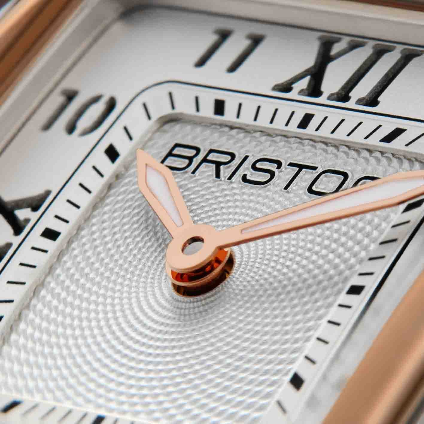 Briston Streamliner Kennedy HM 30 Rose Gold Tortoise Acetate White - Image 4