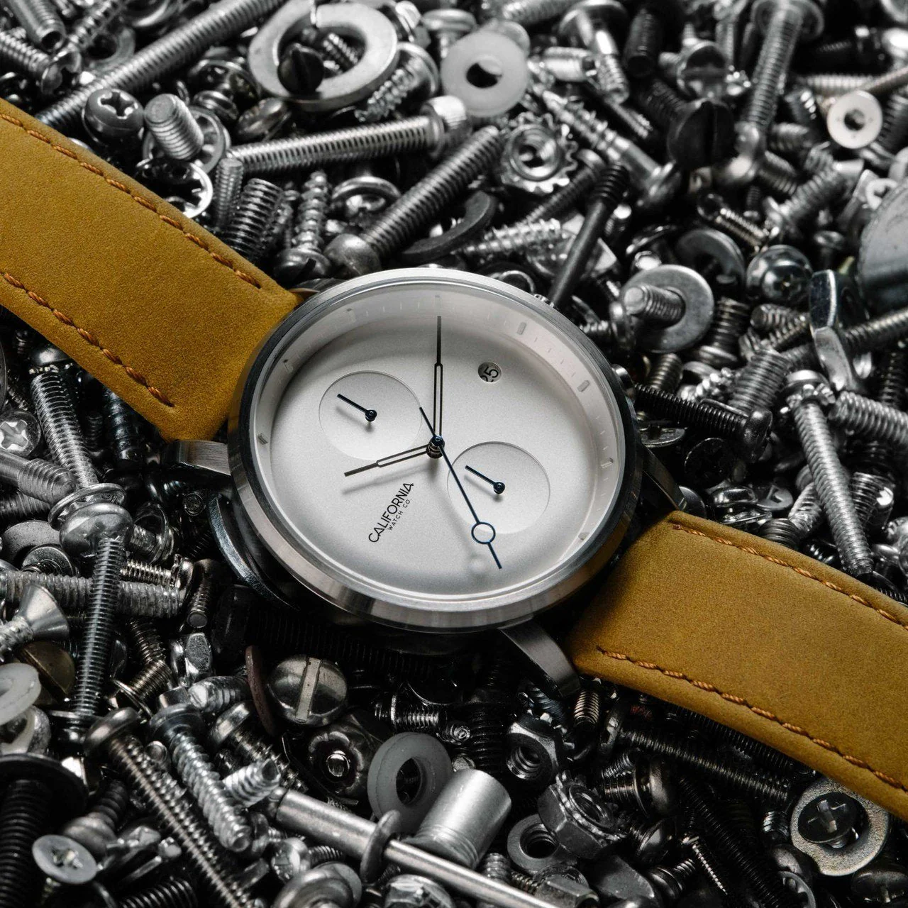 California Watch Co. Golden Gate Chrono Leather Sand White - Image 6