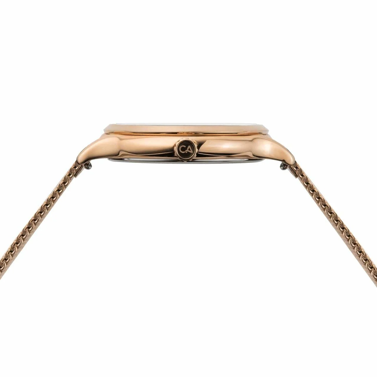 California Watch Co. Laguna 34 Mesh Rose Gold Black - Image 5