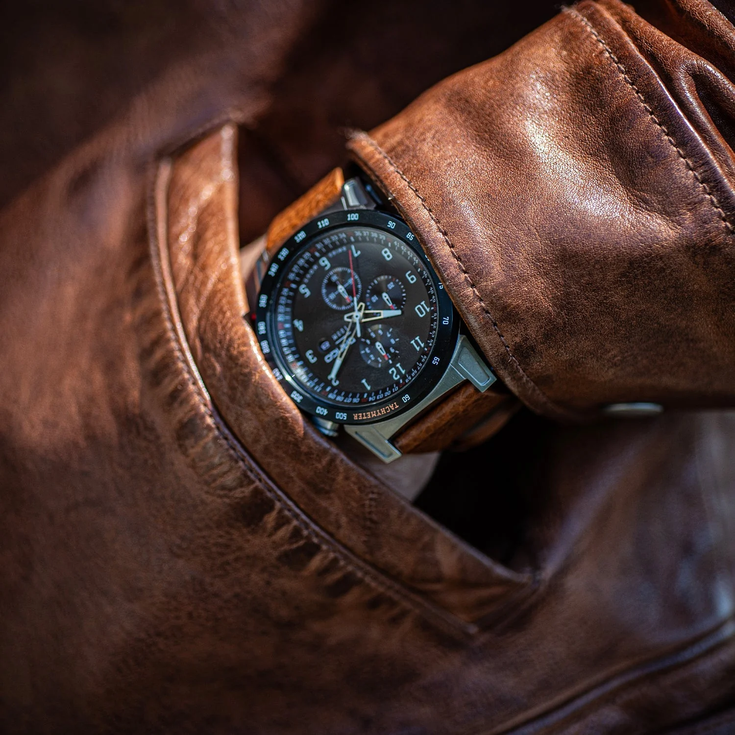 Dango CR-01 Chronograph Whiskey Brown - Image 8