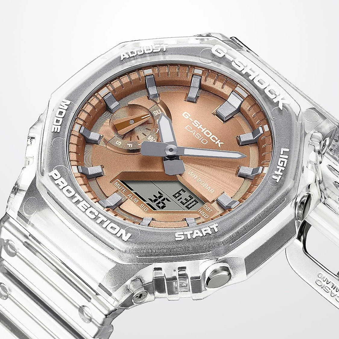 G-Shock GA2100 Ana-Digi Bright Metallic Gold - Image 5