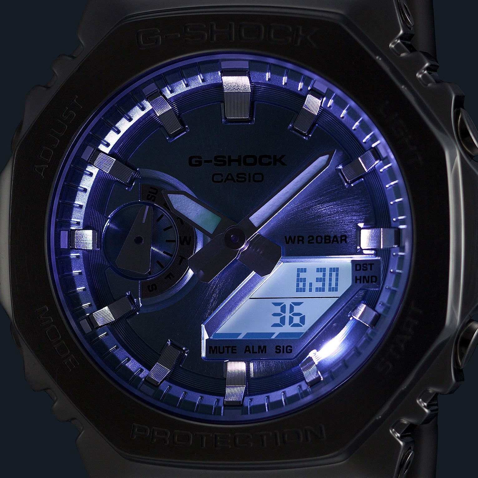G-Shock GM2100D G-Steel Ana-Digi Green - Image 3