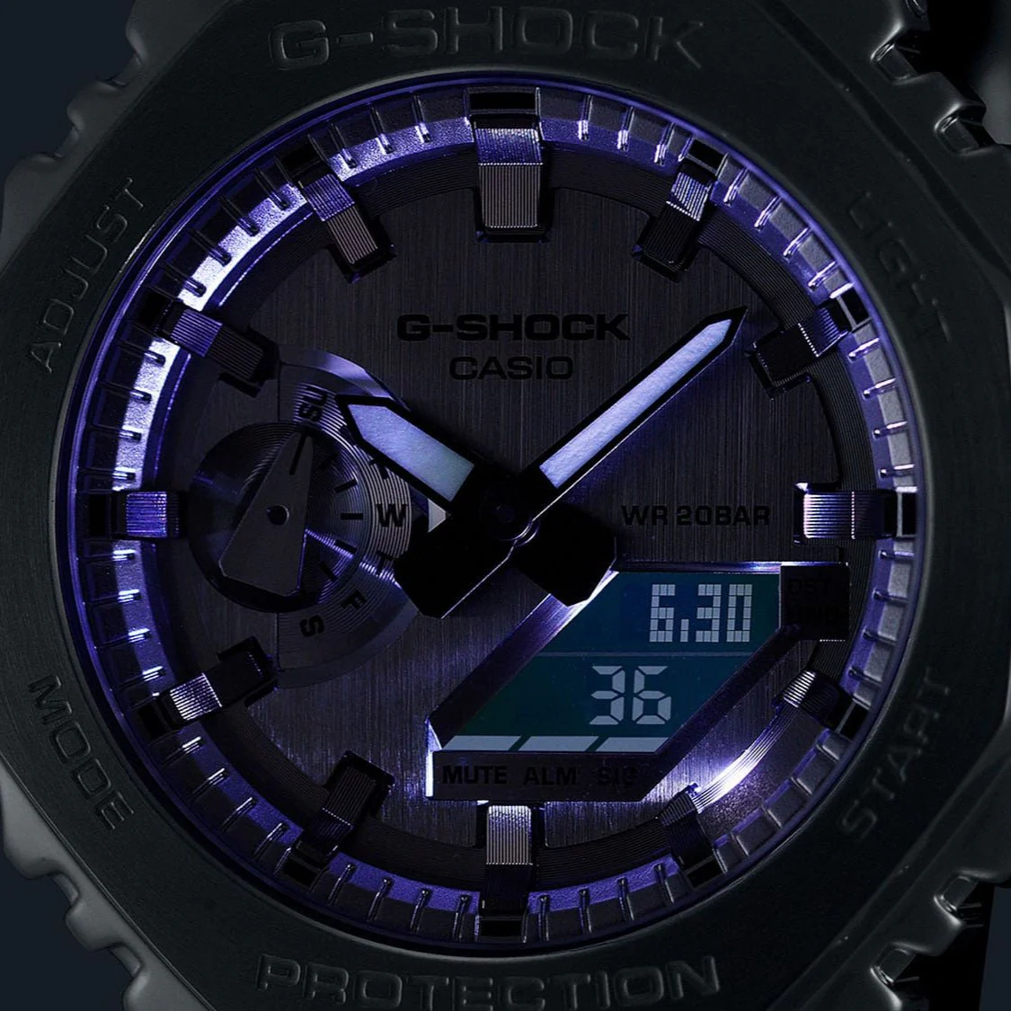 G-Shock GM2100 G-Steel Ana-Digi Metallic Silver - Image 6