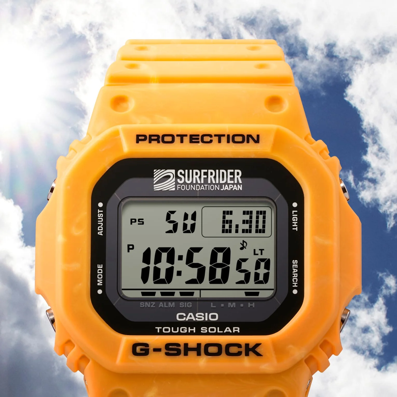 G-Shock G5600 x Surfrider Foundation Japan Digital Yellow Limited Edition - Image 2