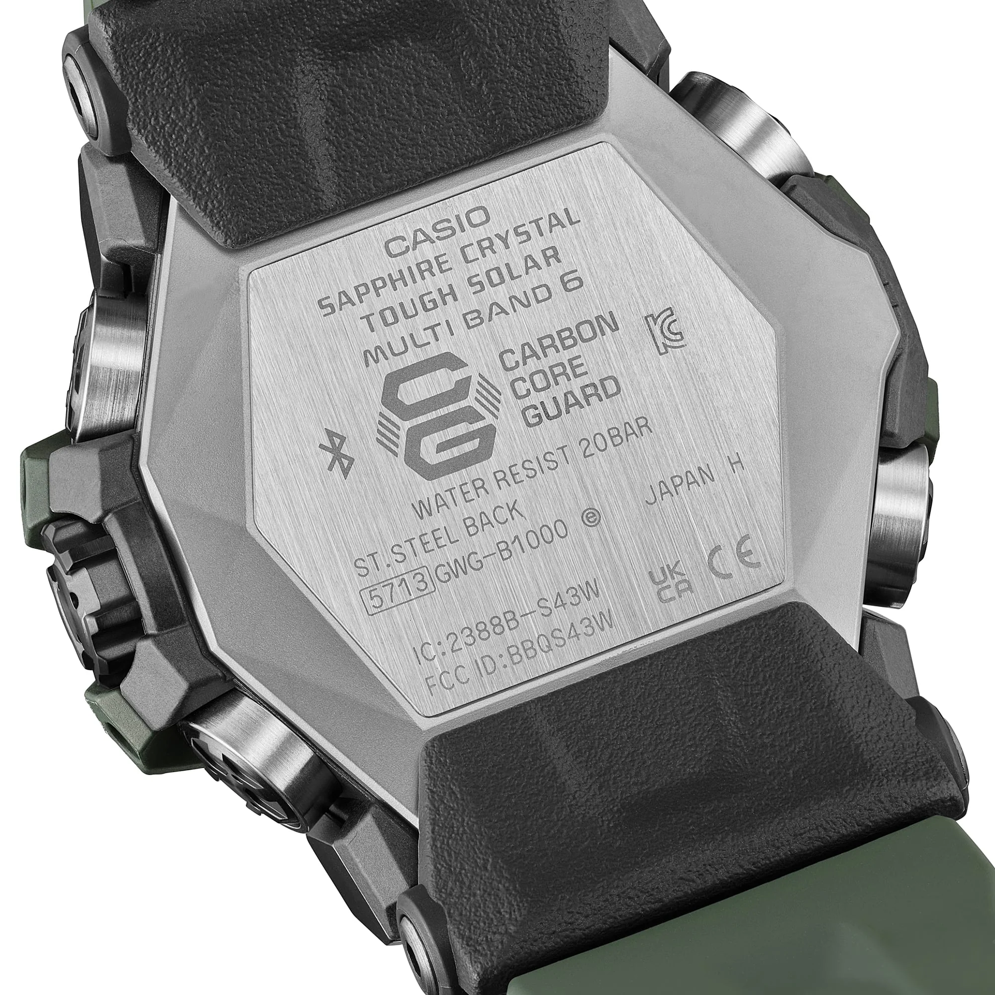 G-Shock GWGB1000 Mudmaster Master of G-Land Ana-Digi Solar Green - Image 8