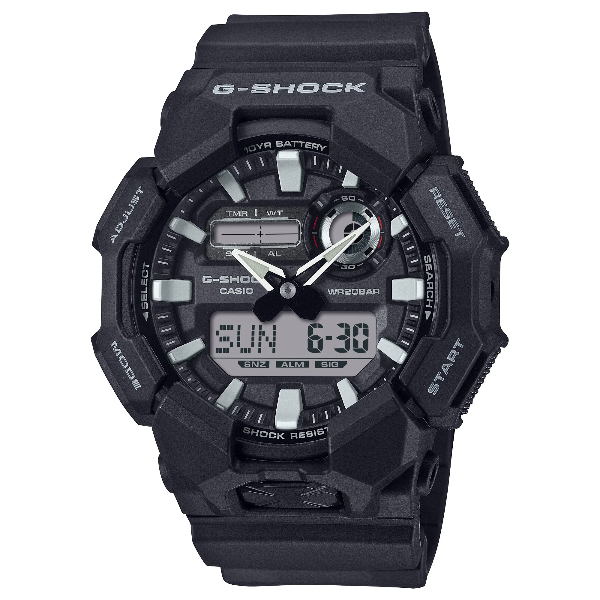 G-Shock GA010 Rugged Ana-Digi 10 Year Battery Black - Image 9