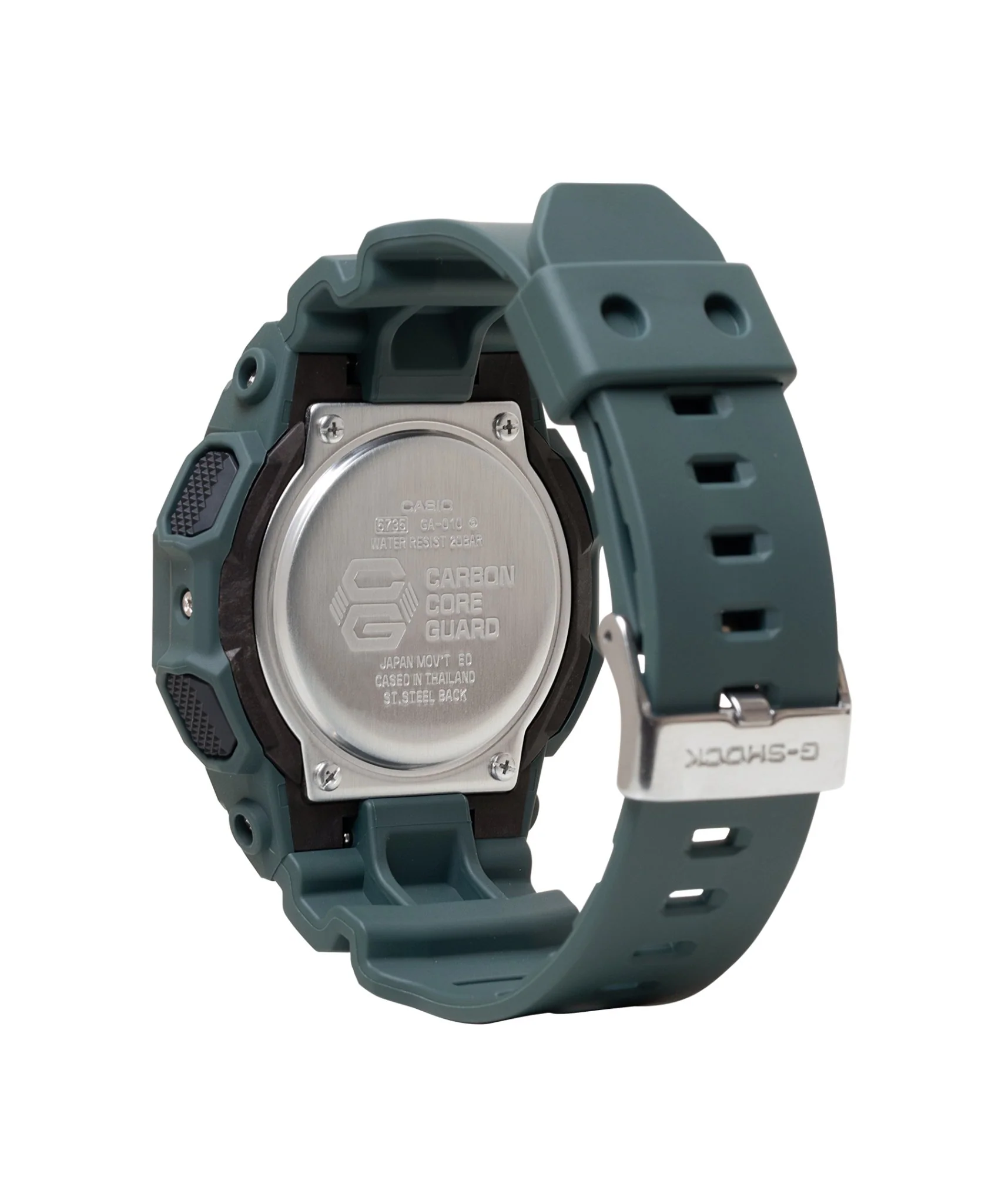G-Shock GA010 Rugged Ana-Digi 10 Year Battery Green - Image 6