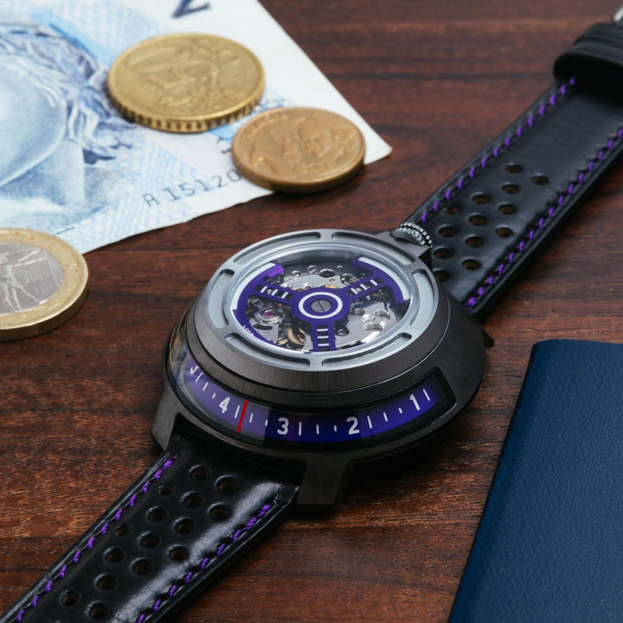 Xeric Invertor II Automatic Gunmetal Purple - Image 3