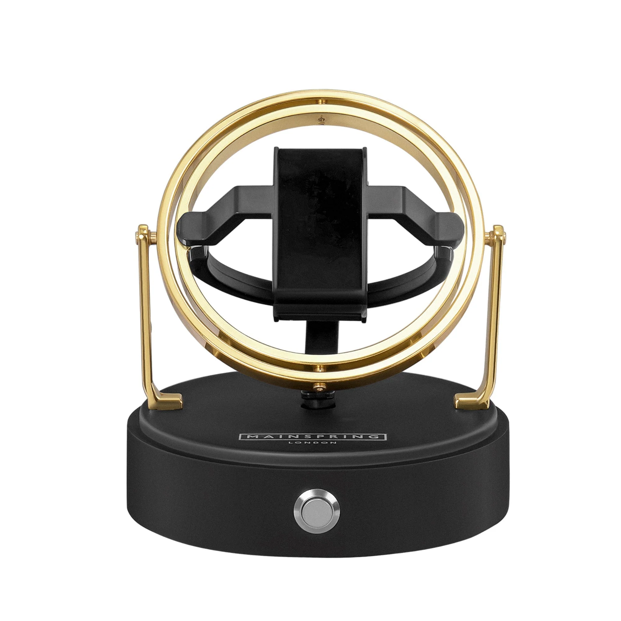 Mainspring Astronomy Gyroscope Watch Winder Gold Saturn - Image 4