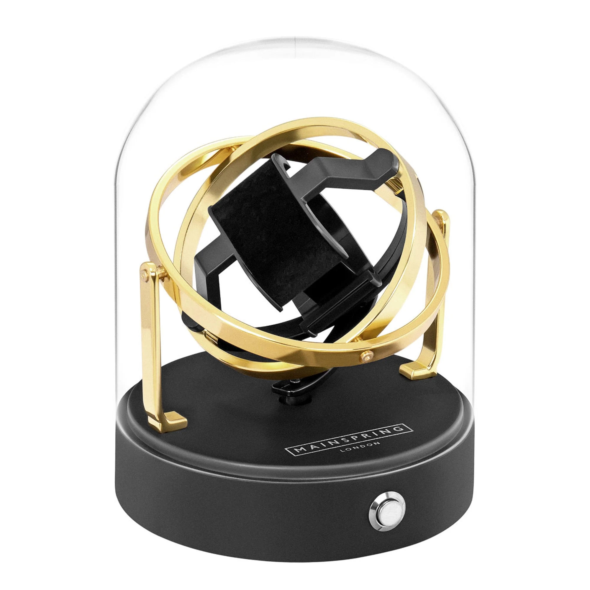 Mainspring Astronomy Gyroscope Watch Winder Gold Saturn - Image 7