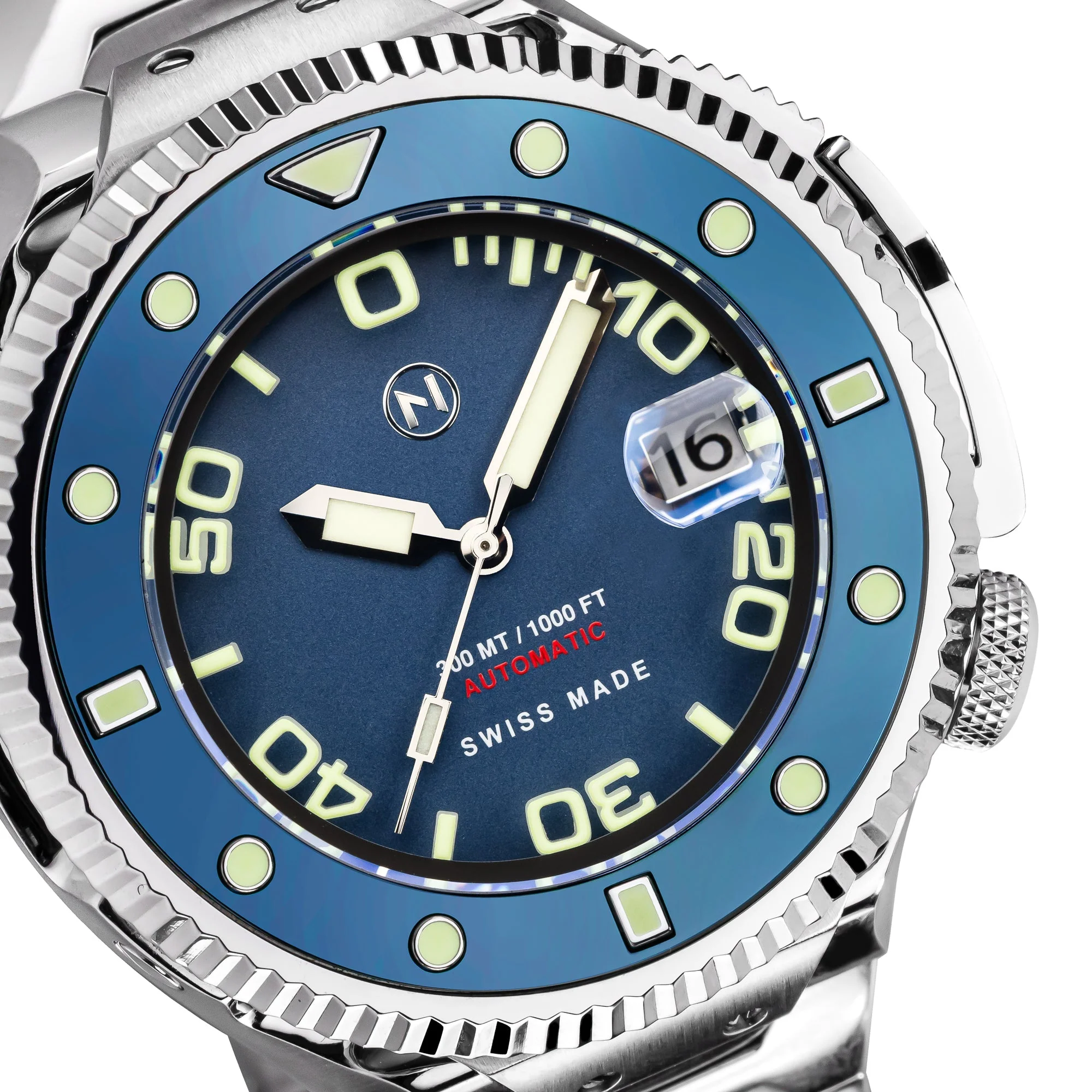Nove Atlantean II Swiss Automatic N002-07 Blue - Image 6