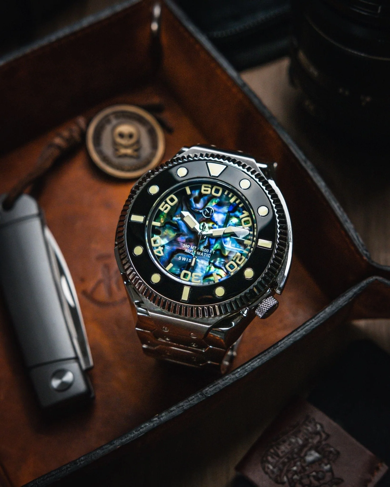 Nove Atlantean I001-02 Swiss Automatic Abalone - Image 13