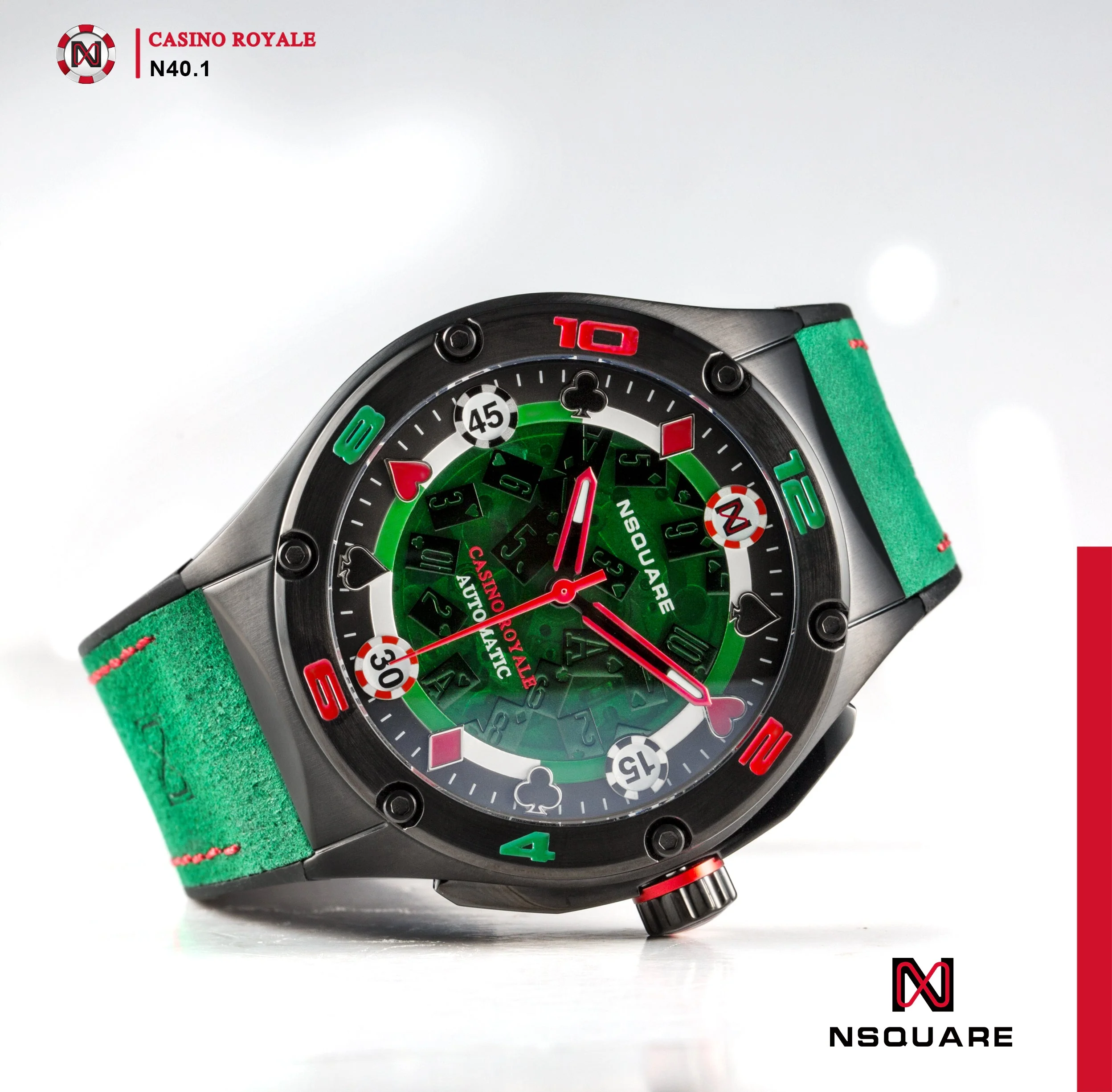 Nsquare Casino Royale Automatic 45mm Green Limited Edition - Image 3