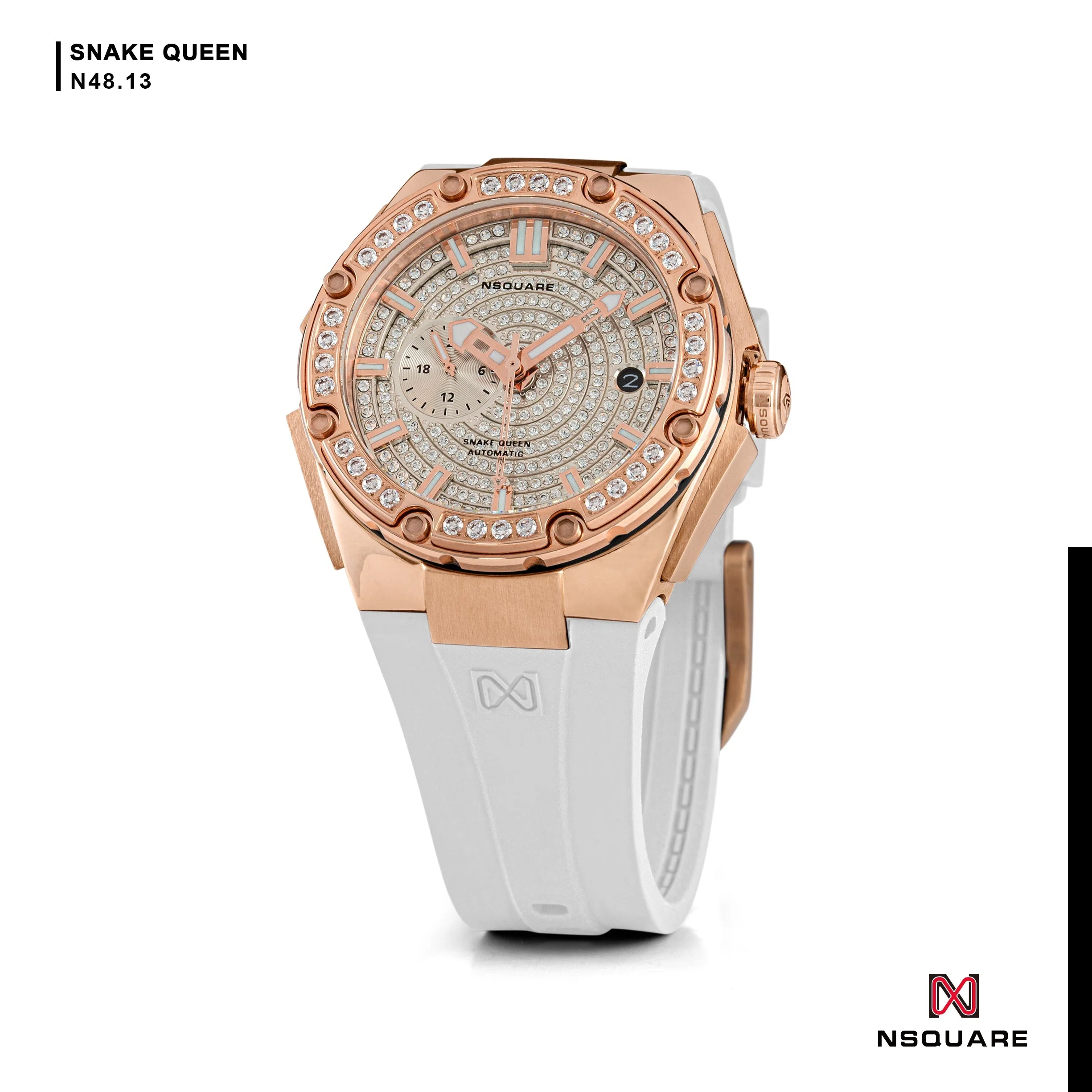 Nsquare Dazz Automatic 39mm Rose Gold - Image 6