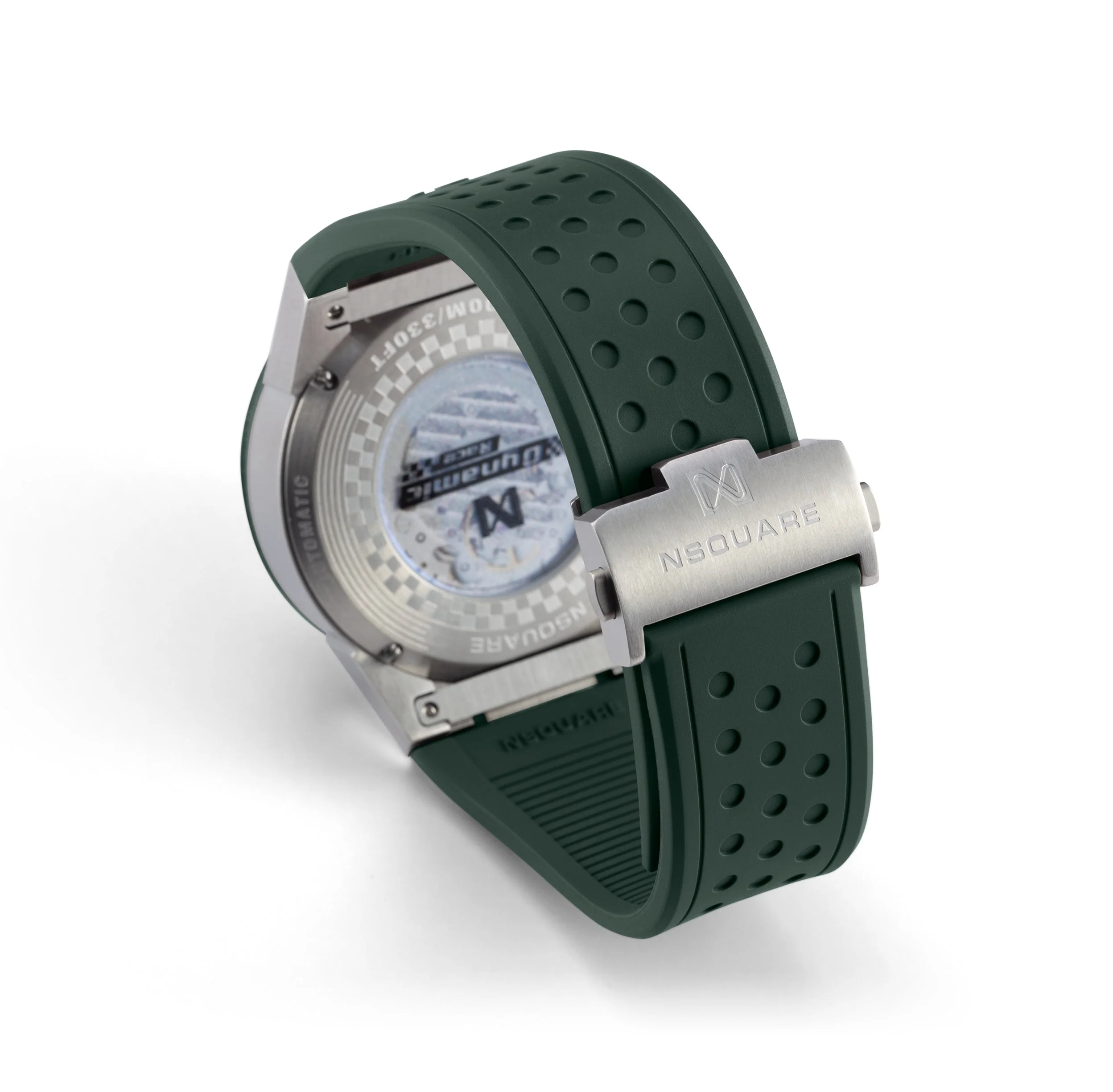 Nsquare Dynamic Race Automatic 44mm Green Steel - Image 5