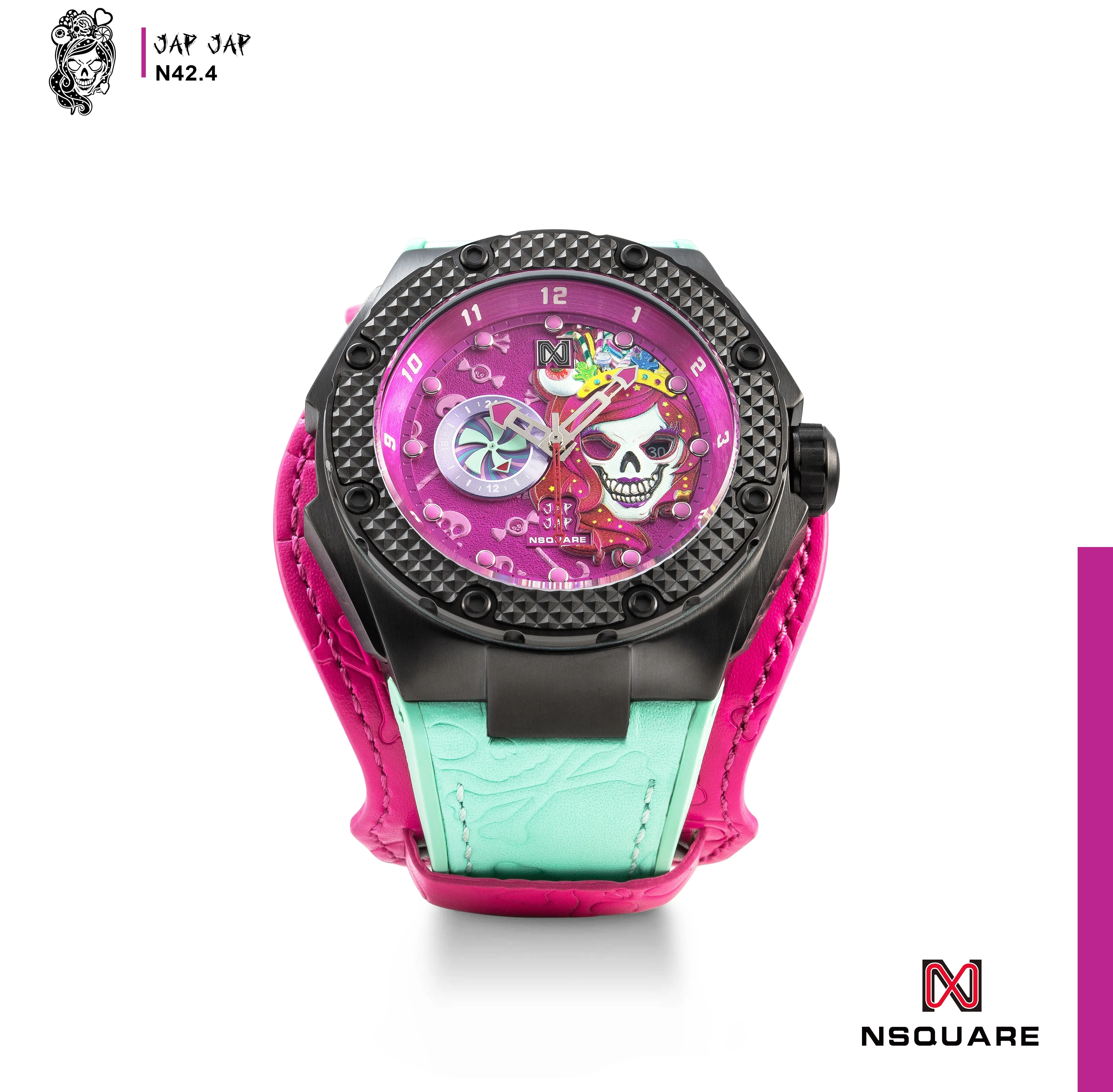 Nsquare JapJap Automatic 46mm Super Violet Limited Edition - Image 2
