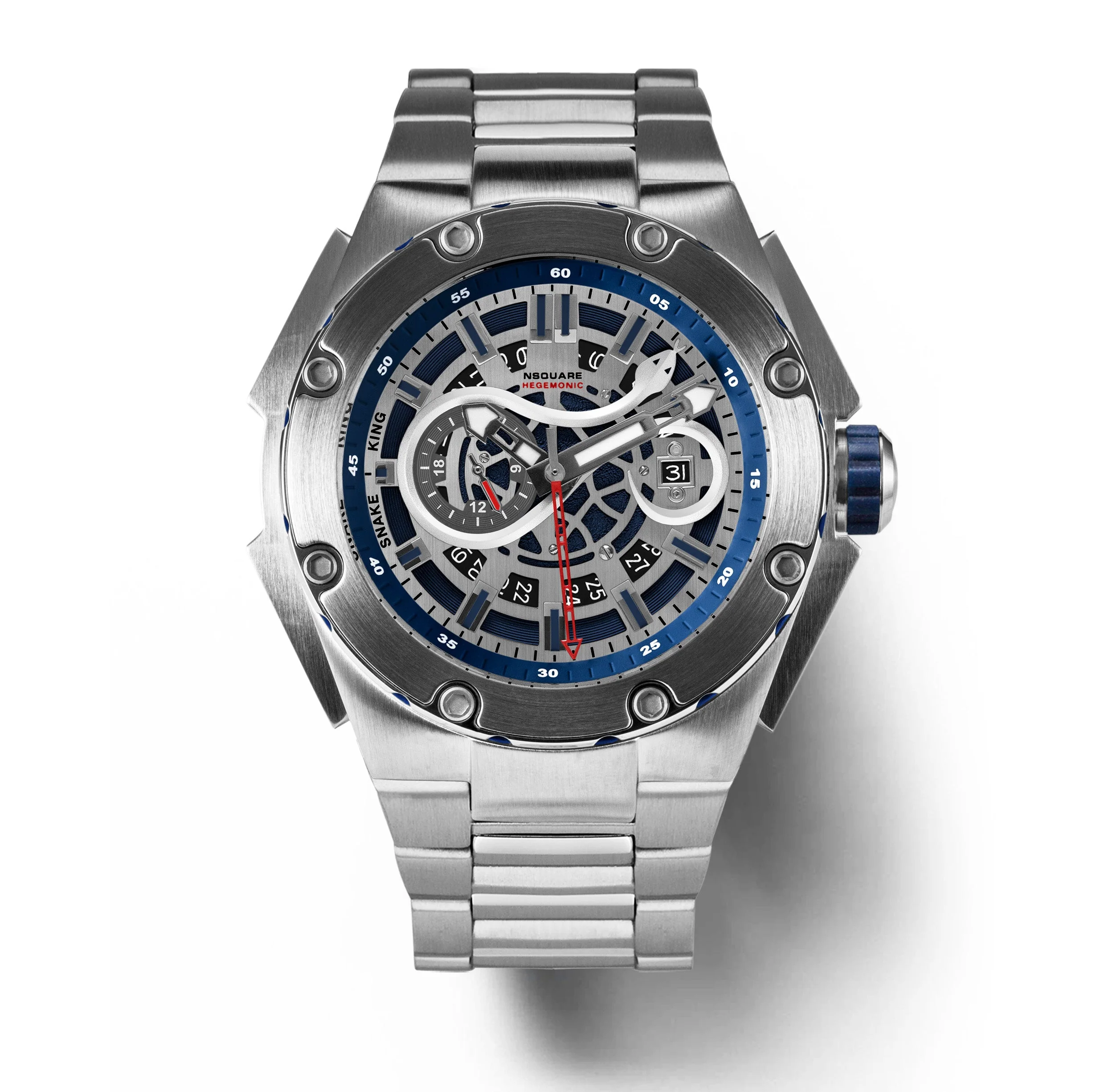 Nsquare SnakeKing Automatic 46mm Blue Steel - Image 4