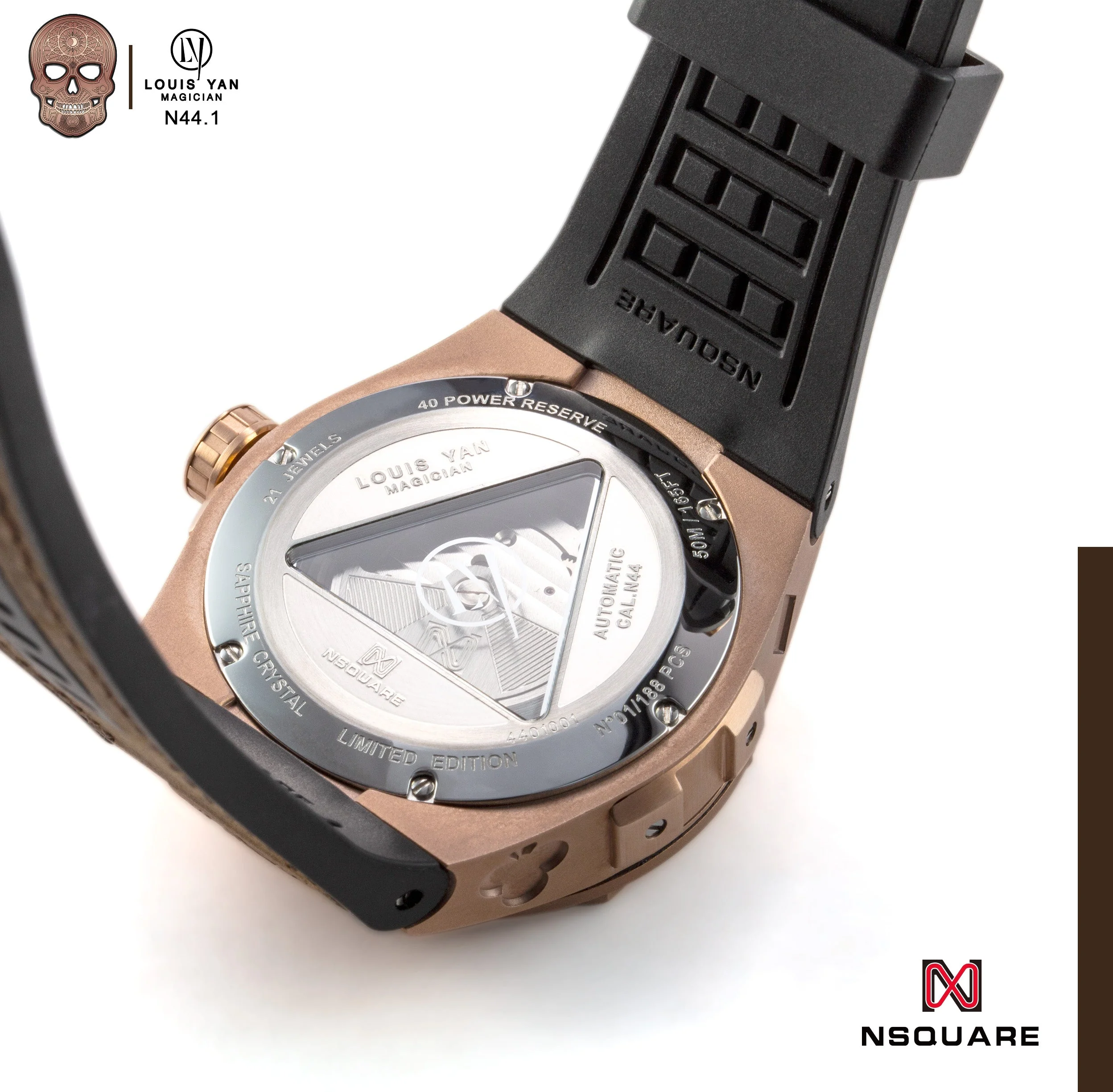 Nsquare The Magician Automatic 46mm Magic Rose Gold Brown Limited Edition - Image 9