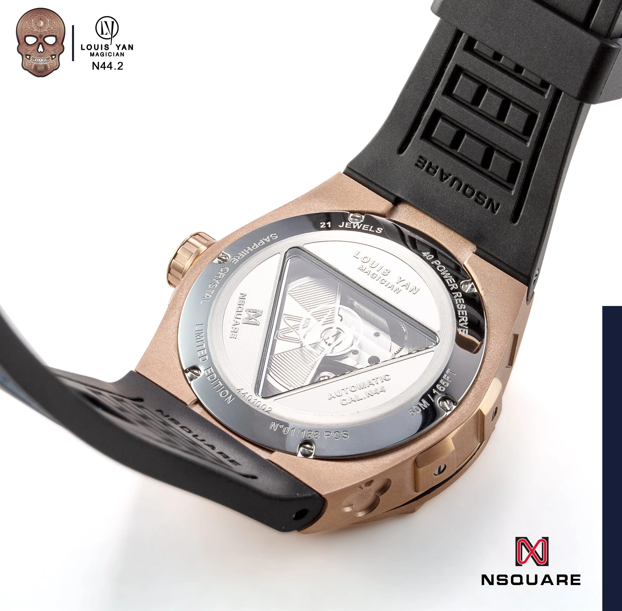 Nsquare The Magician Automatic 46mm Magic Rose Gold Blue Limited Edition - Image 4