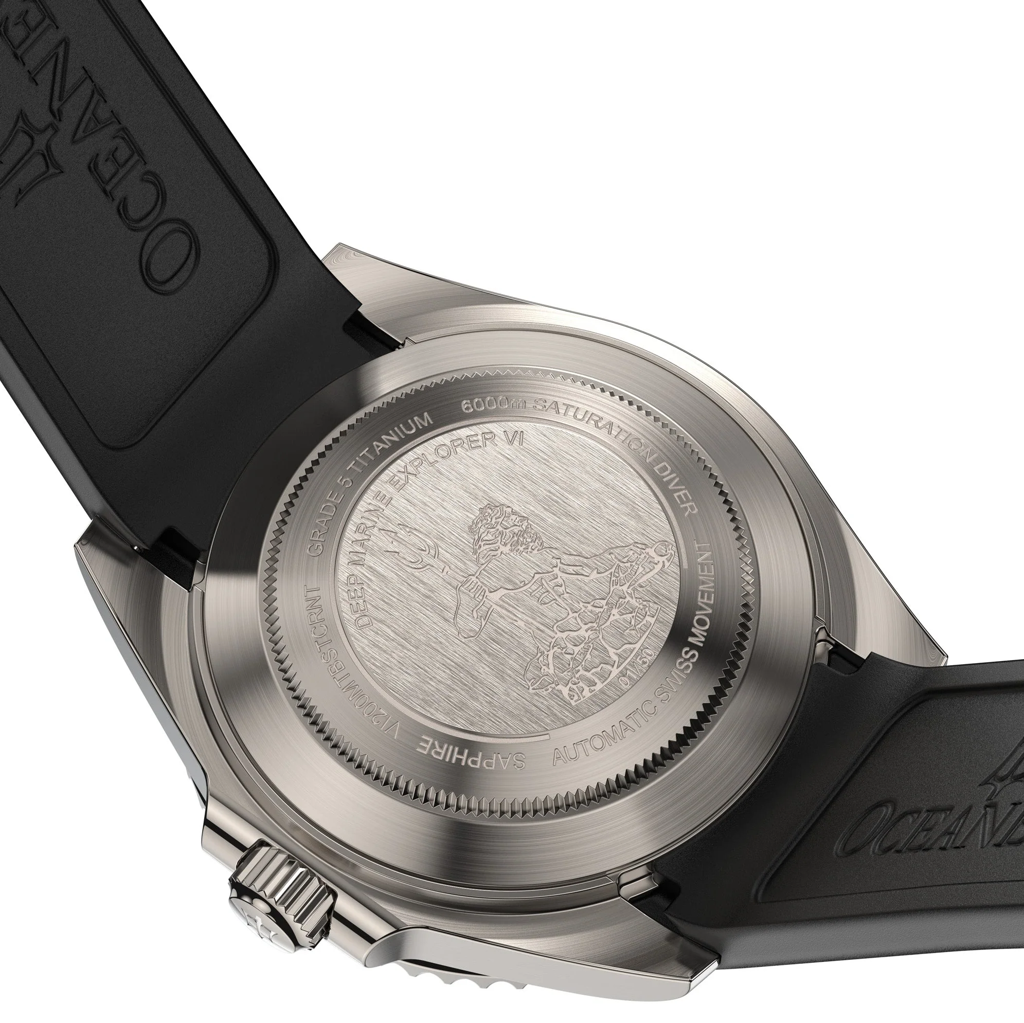 Oceaneva Deep Marine Explorer VI Titanium Automatic 6000m Mint Burst - Image 5
