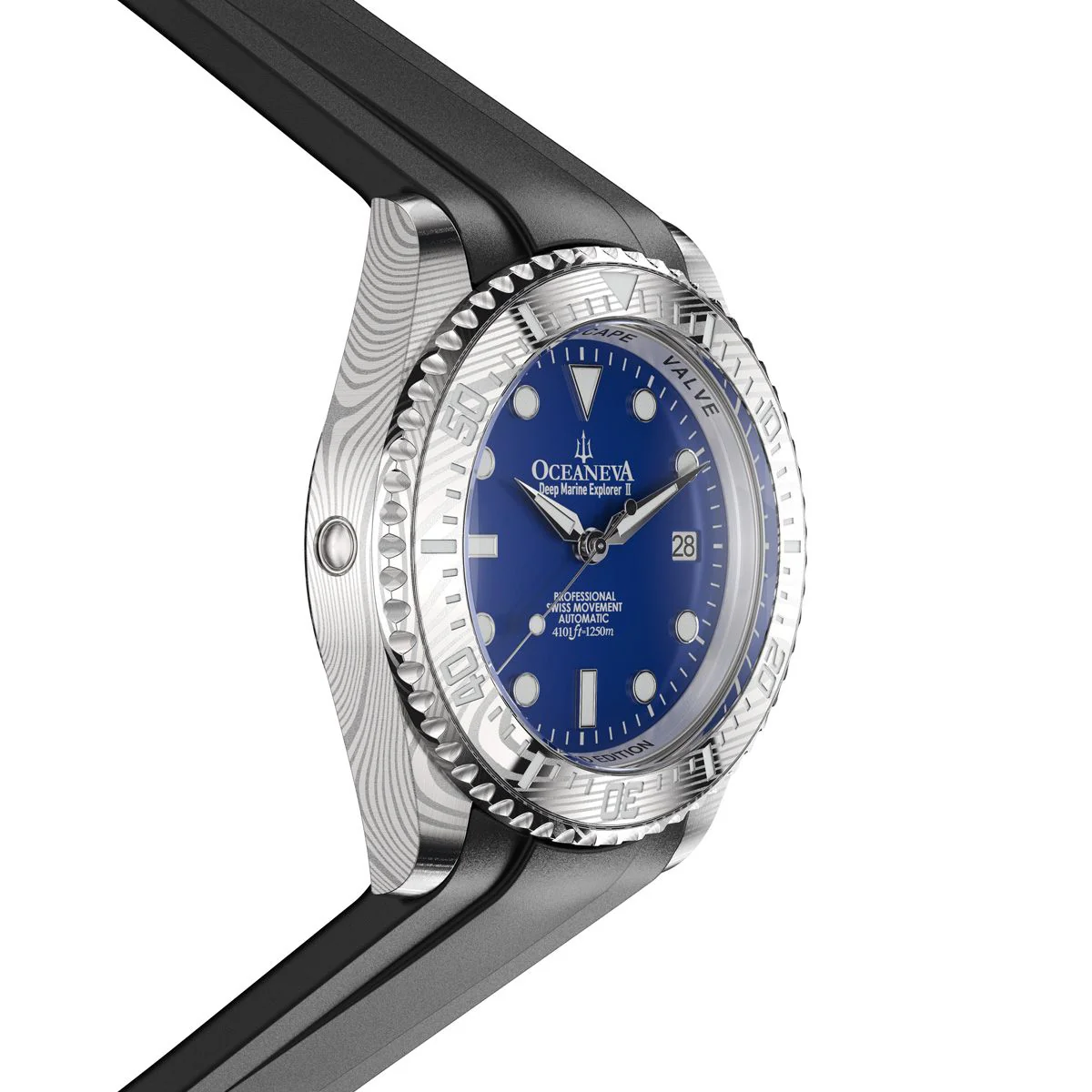 Oceaneva Deep Marine Explorer II Damascus Blue Limited Edition - Image 11