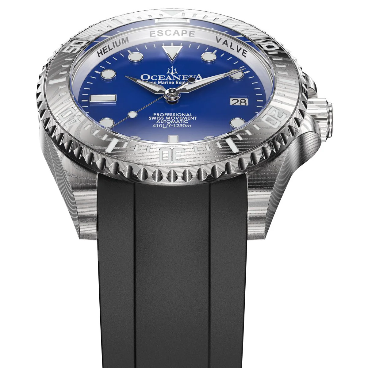Oceaneva Deep Marine Explorer II Damascus Blue Limited Edition - Image 14