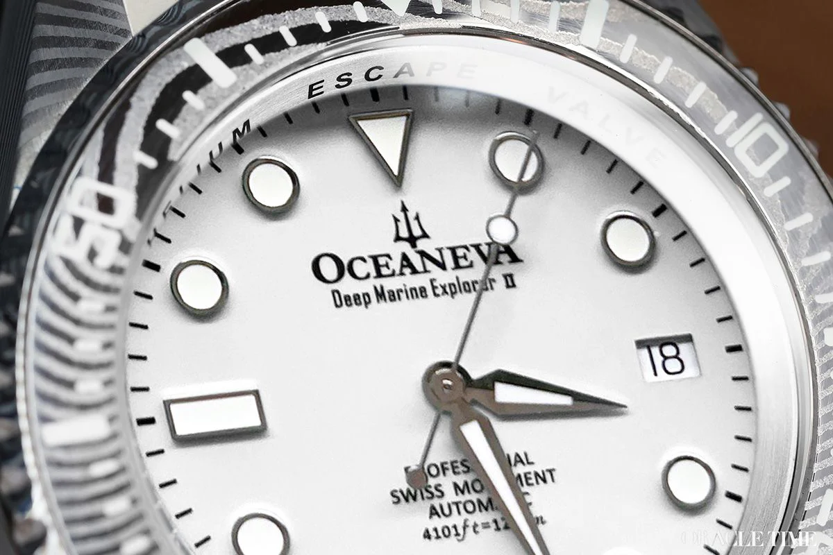 Oceaneva Deep Marine Explorer II Damascus All White Limited Edition - Image 6