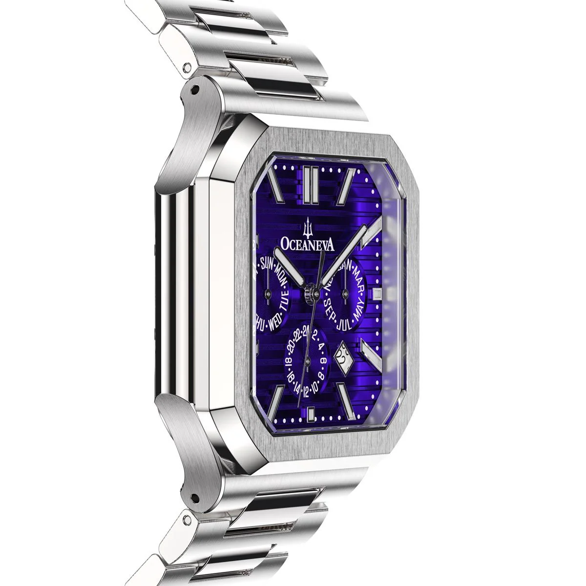 Oceaneva Tenuis Automatic Thin Calendar Purple - Image 10