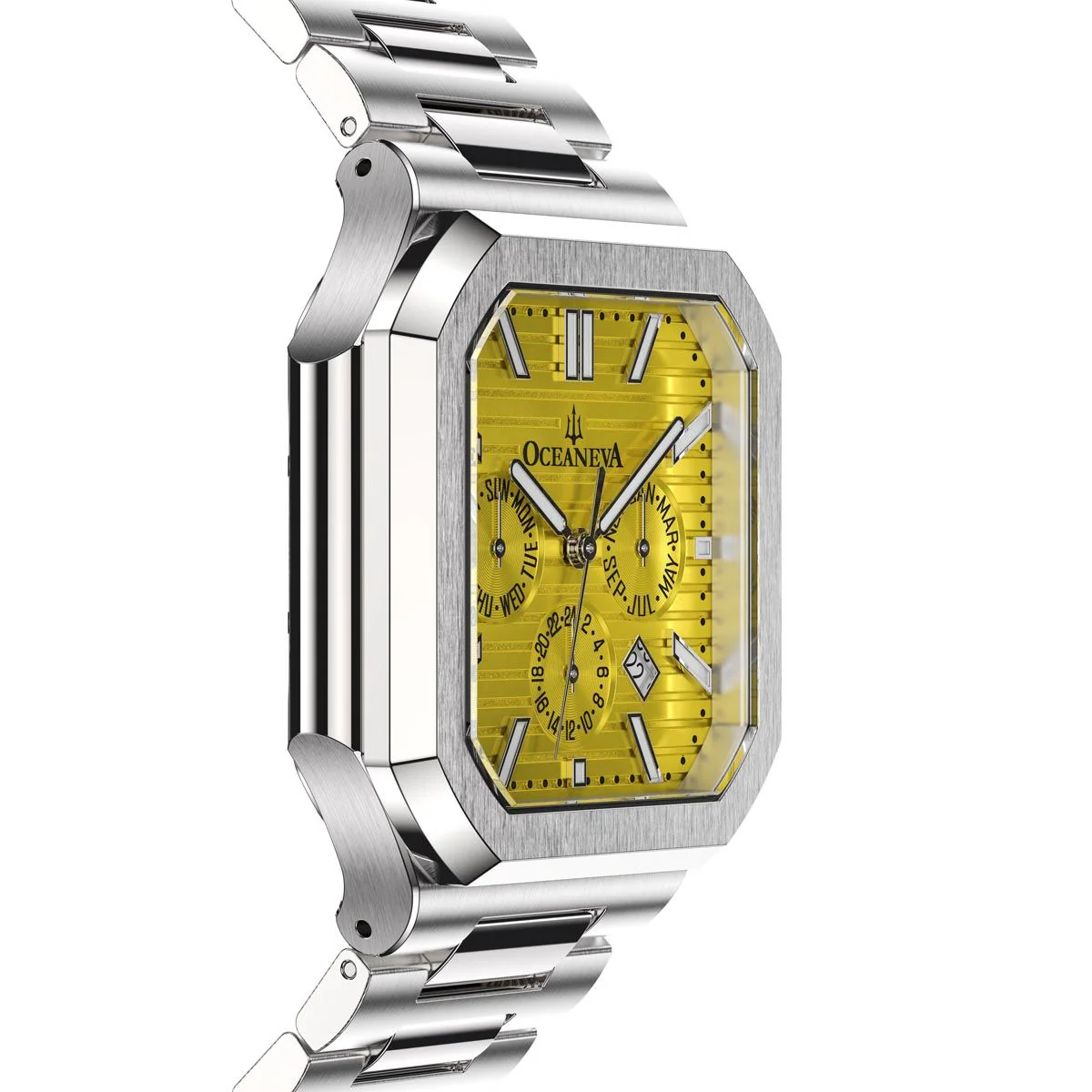 Oceaneva Tenuis Automatic Thin Calendar Yellow - Image 10