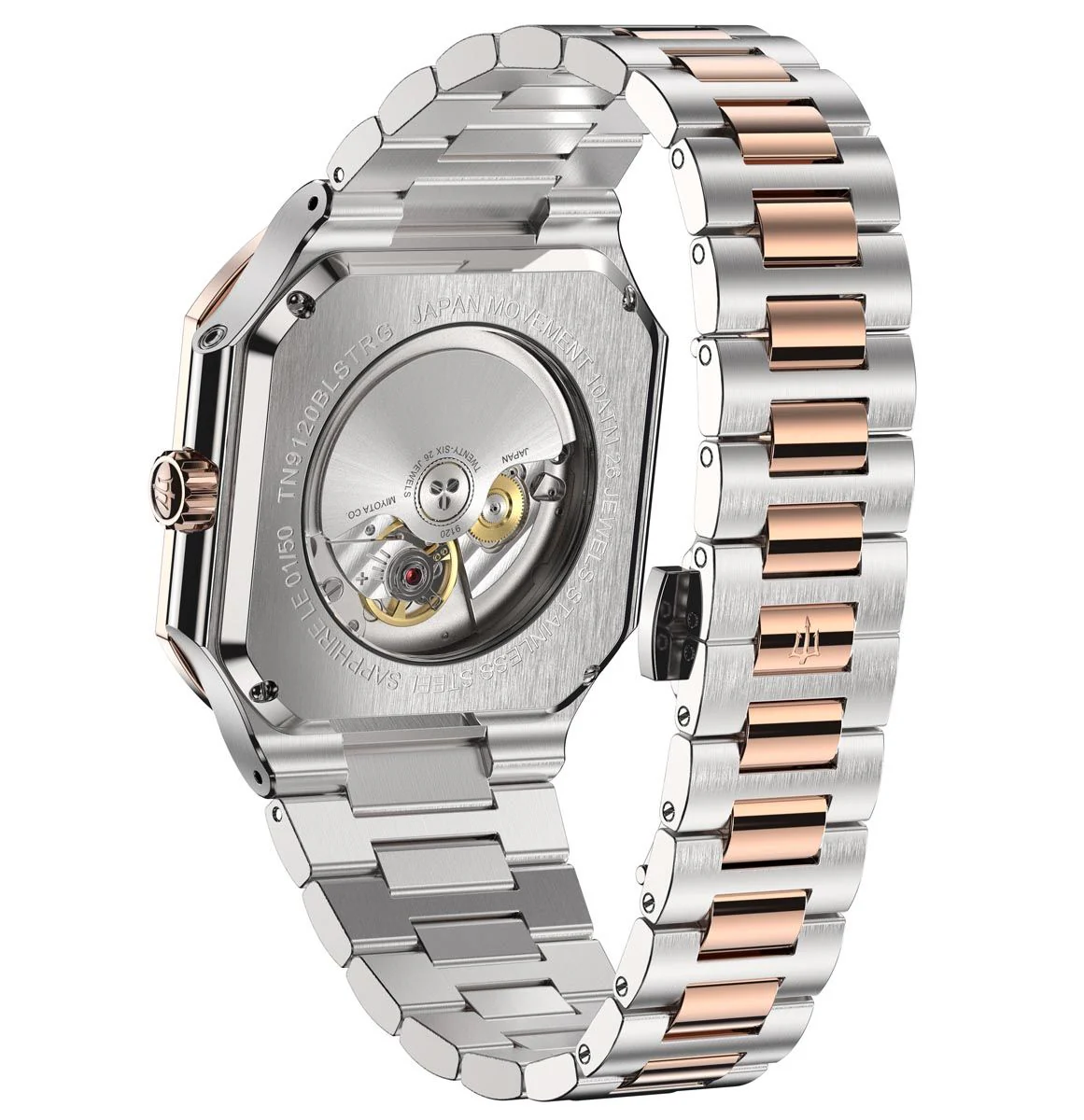 Oceaneva Tenuis Automatic Thin Calendar Blue Rose Gold - Image 7