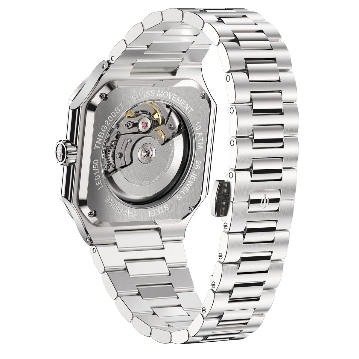 Oceaneva Tenuis Ultra‑Thin Swiss Automatic Burgundy - Image 3