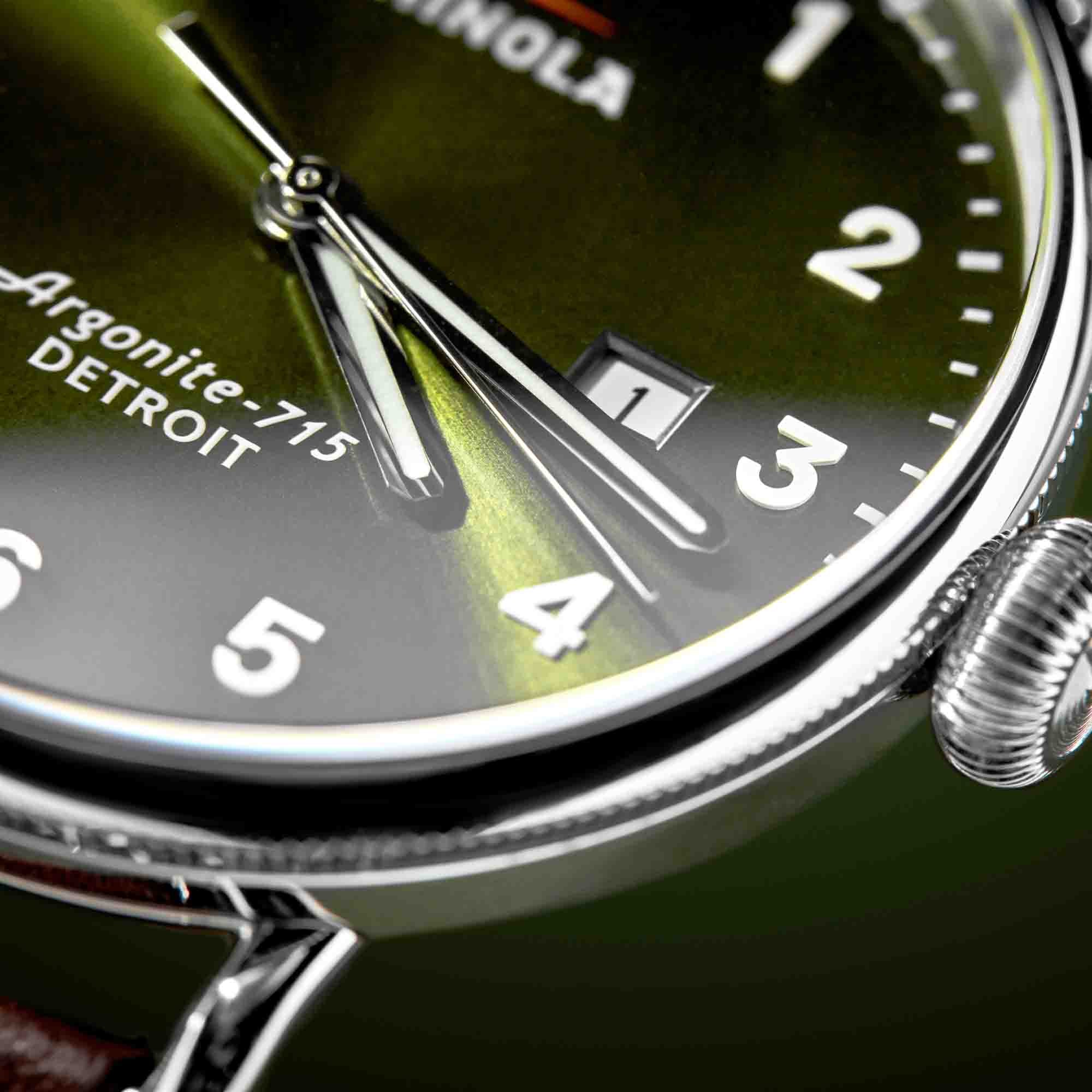 Shinola Canfield 43mm Dark Olive - Image 9