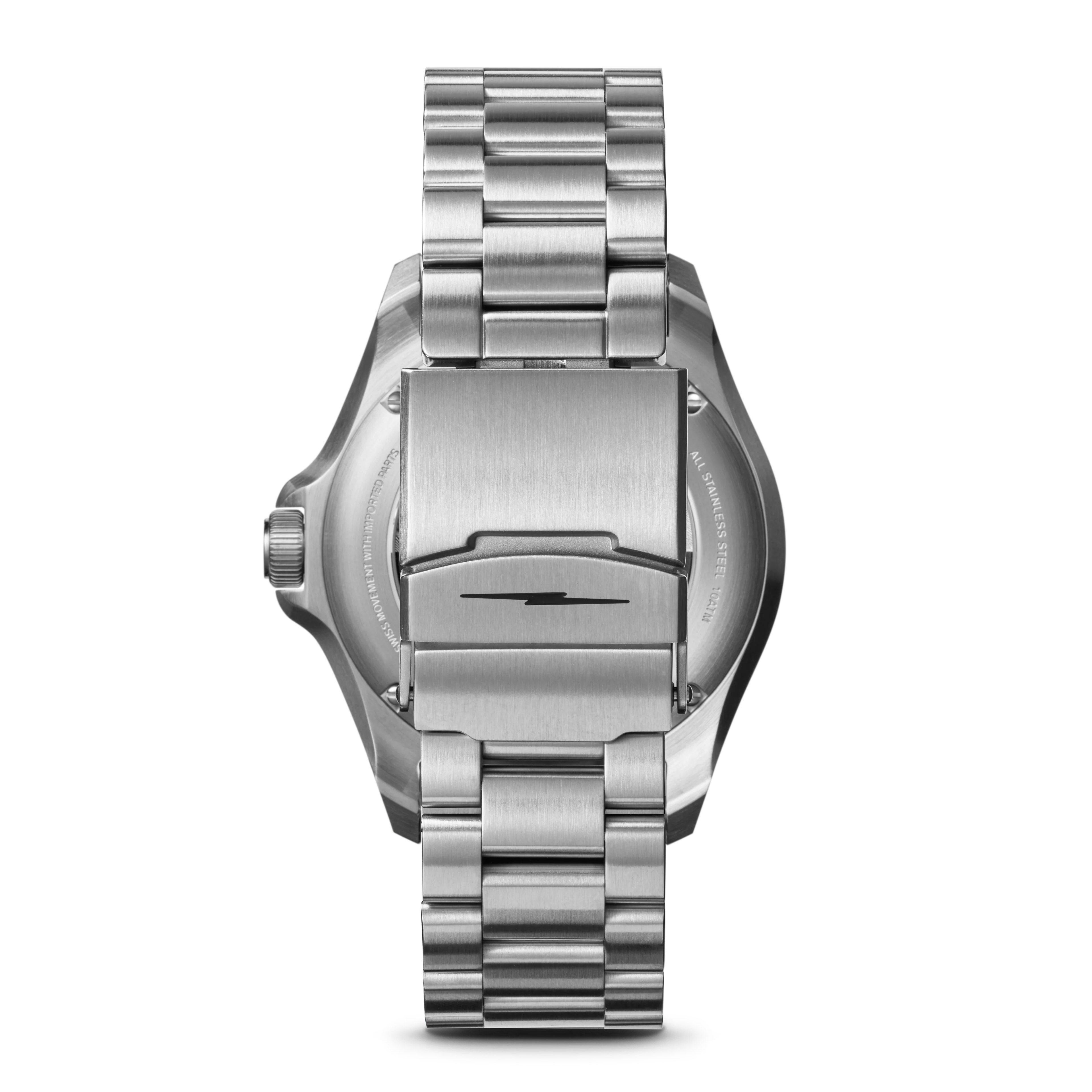 Shinola Monster Automatic GMT Worldtimer 40mm Silver SS - Image 11