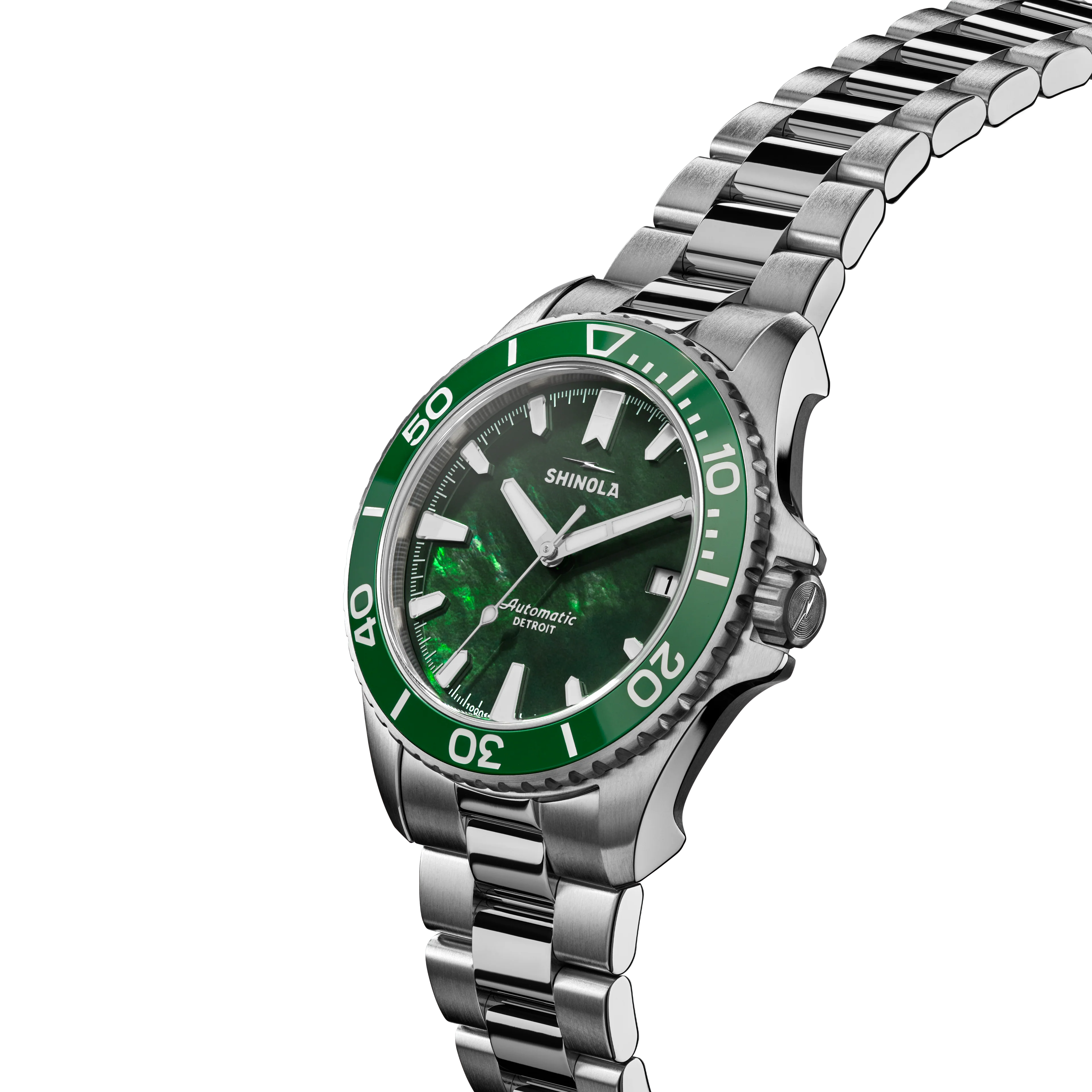 Shinola Monster Automatic Lake Ontario Monster 39mm Green Mother of Pearl - Image 2