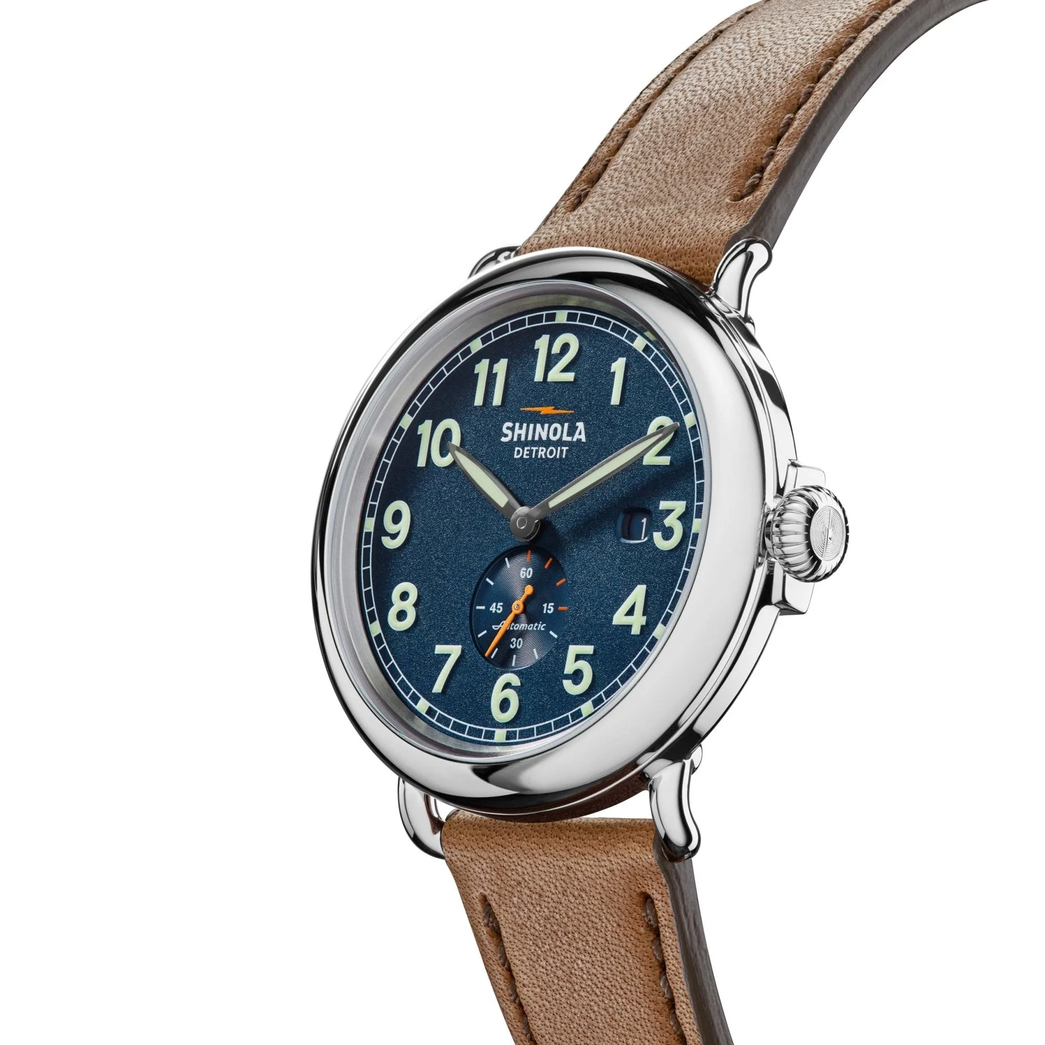 Shinola Runwell Automatic 45mm Blue - Image 3