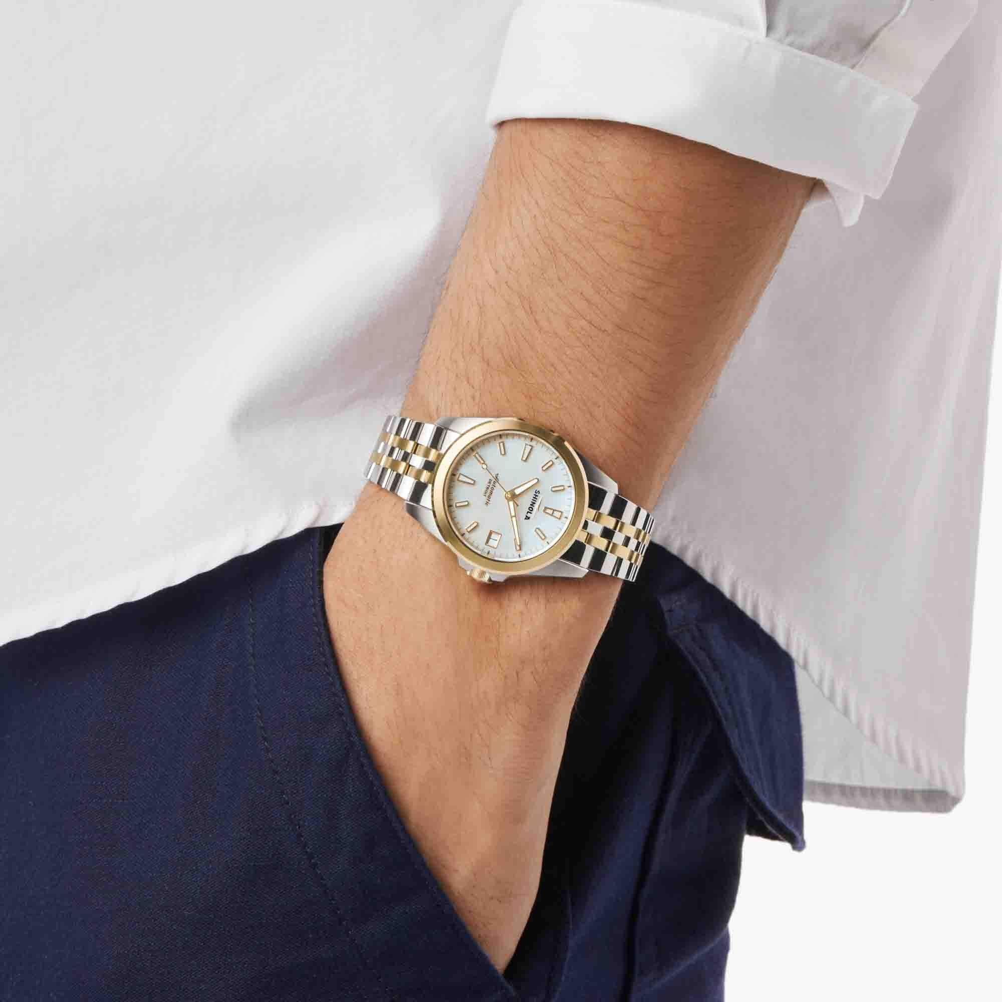 Shinola The Circadian Monster Automatic 36mm White Mother of Pearl - Image 4