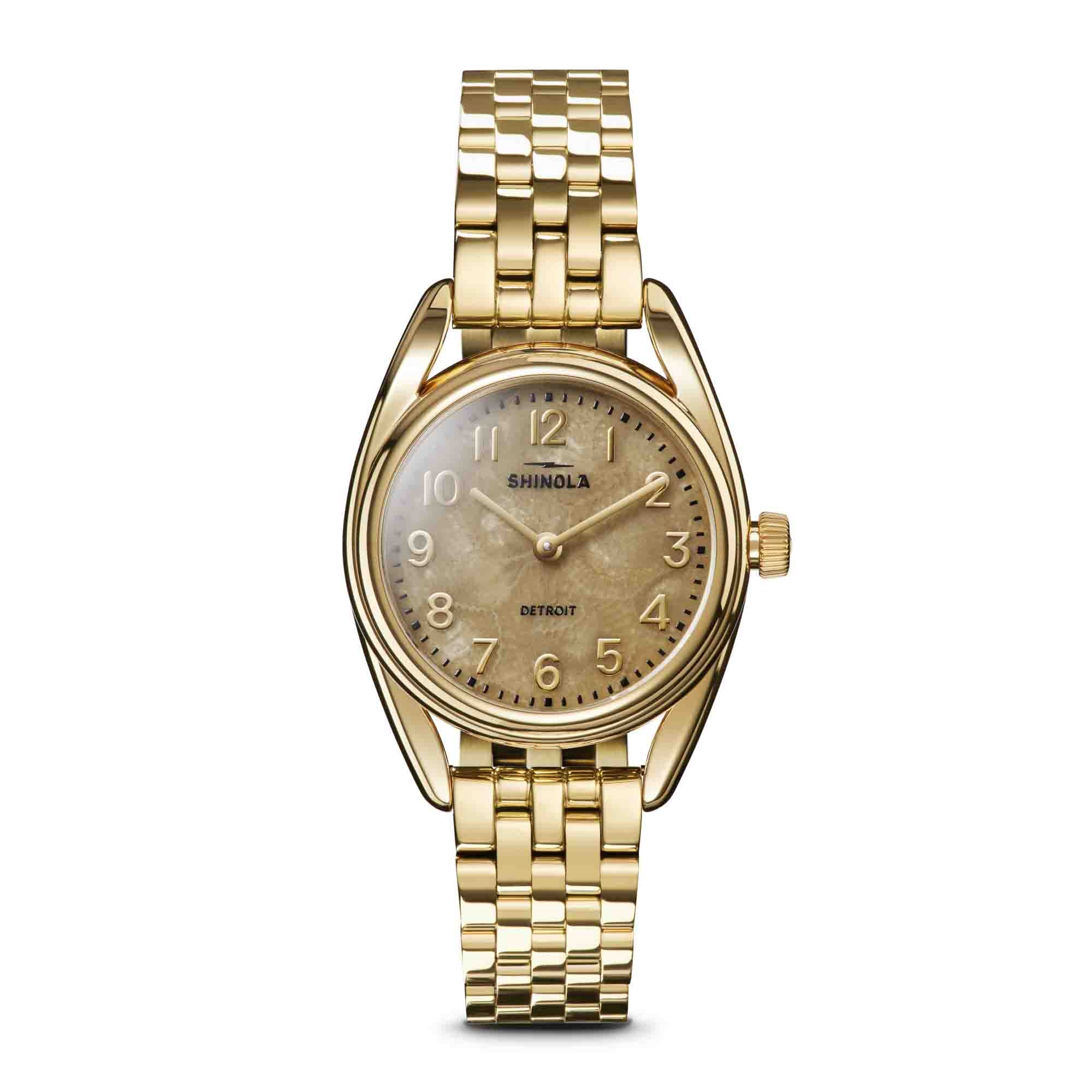 Shinola The Derby 30mm Petoskey Stone SS - Image 6