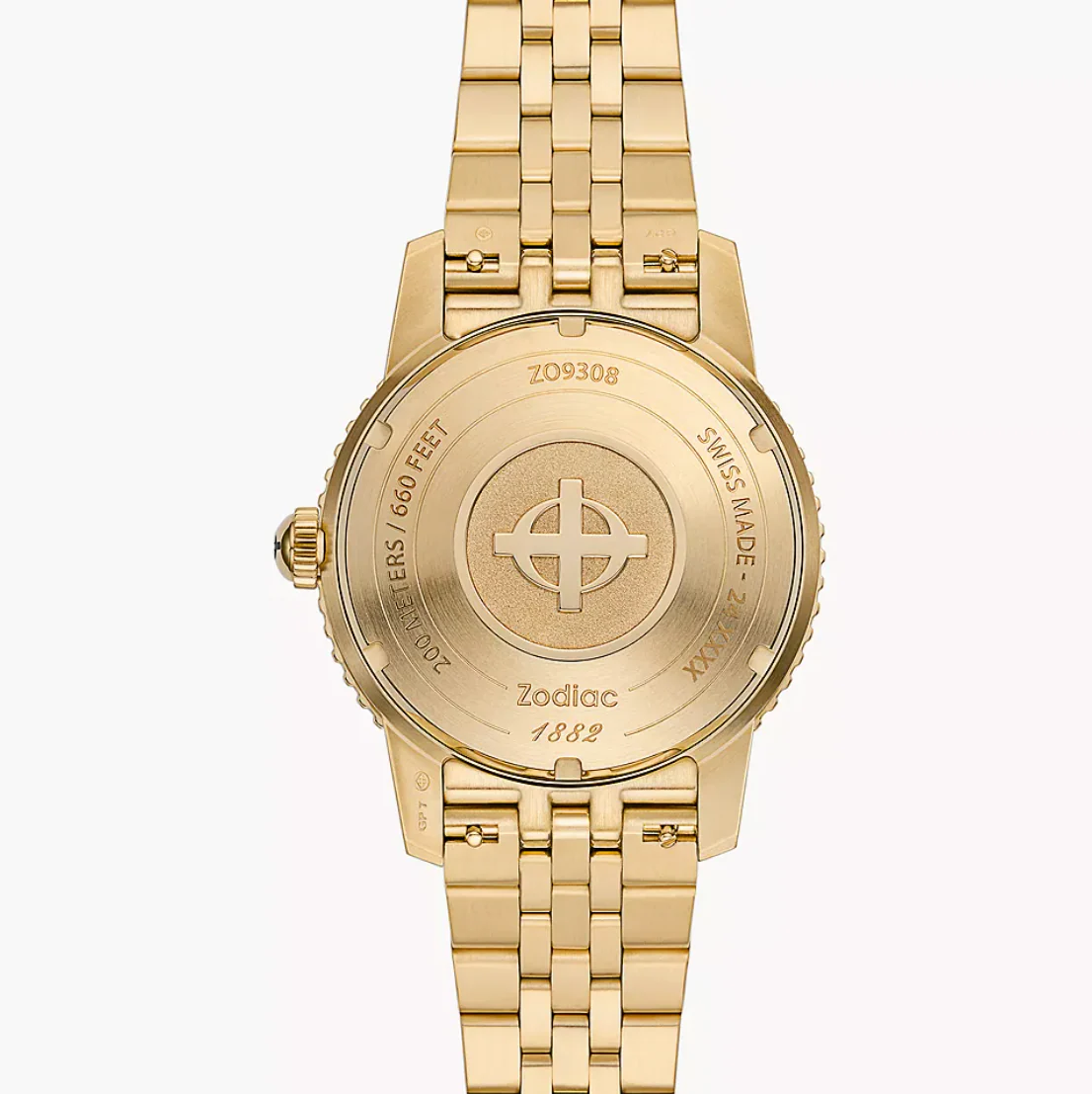 Zodiac Super Sea Wolf Compression Automatic 18K Gold-Plated SS - Image 5