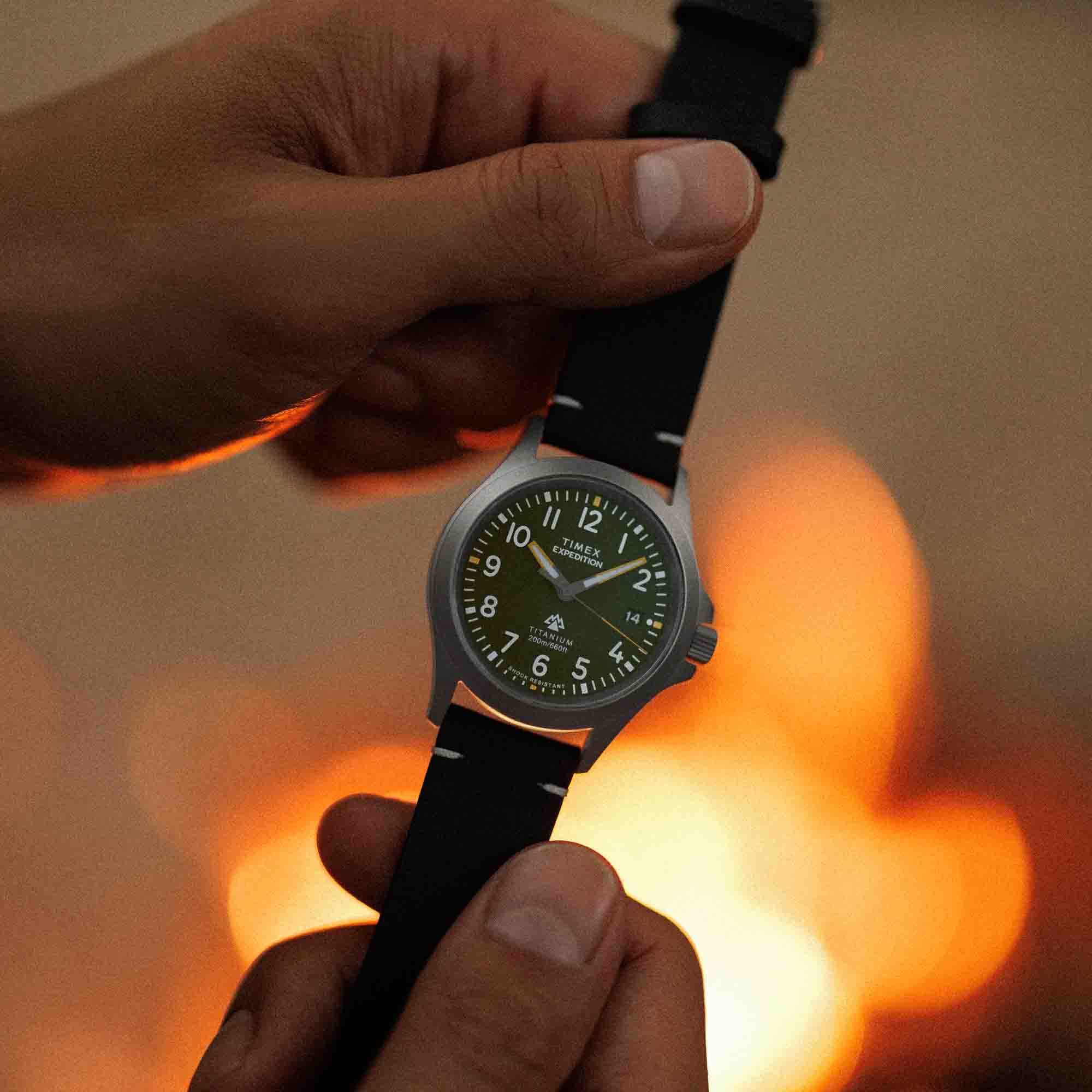Timex Expedition North Titanium QA 38mm Green - Image 12