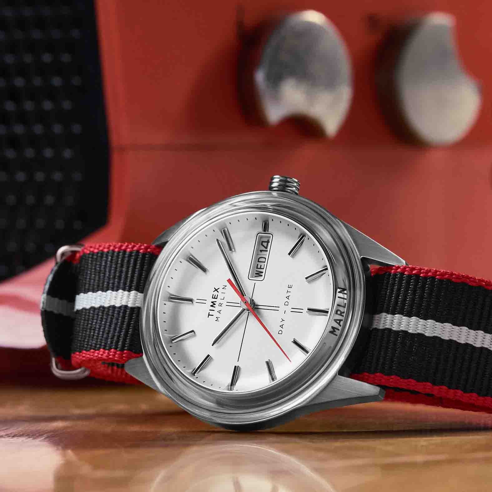 Timex Marlin Jet Quartz 38mm White - Image 3