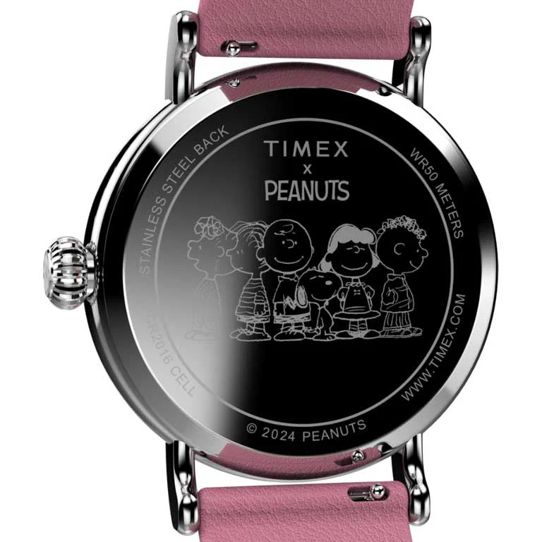 Timex Standard x Peanuts Valentine's Day 40mm Pink - Image 3
