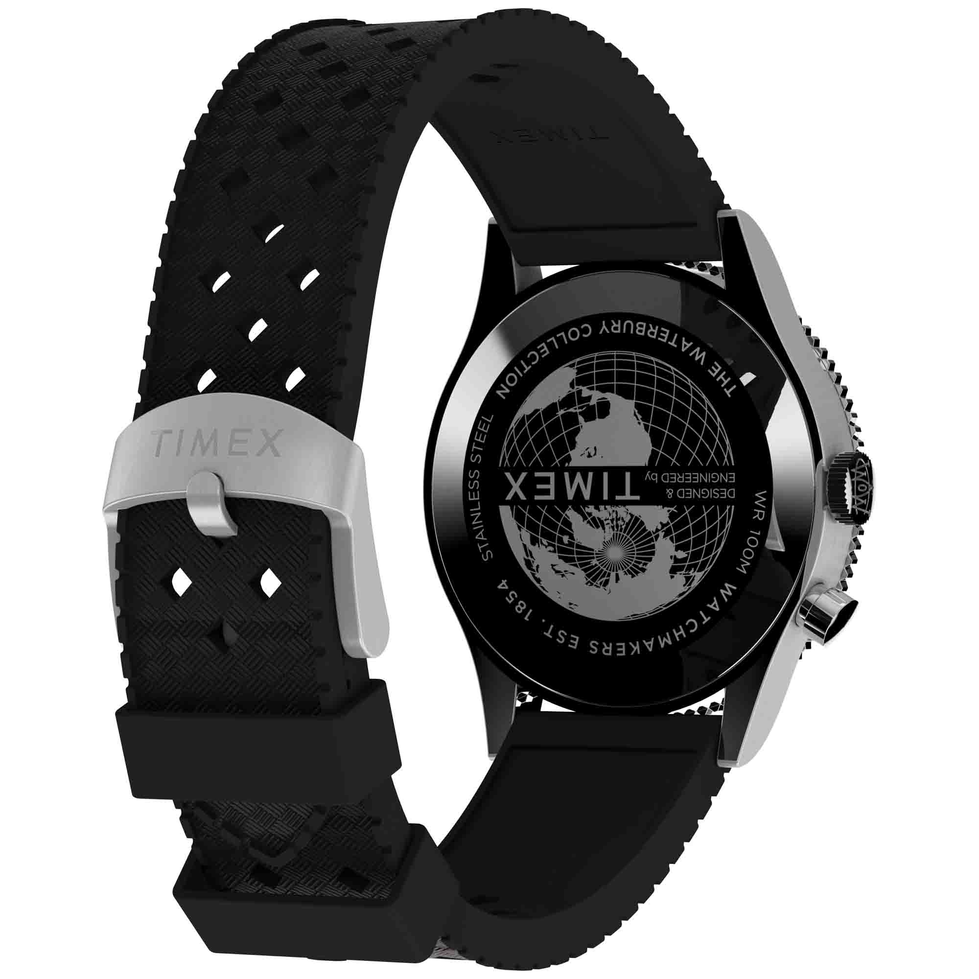 Timex Waterbury Traditional GMT 39mm Black Blue - Image 3