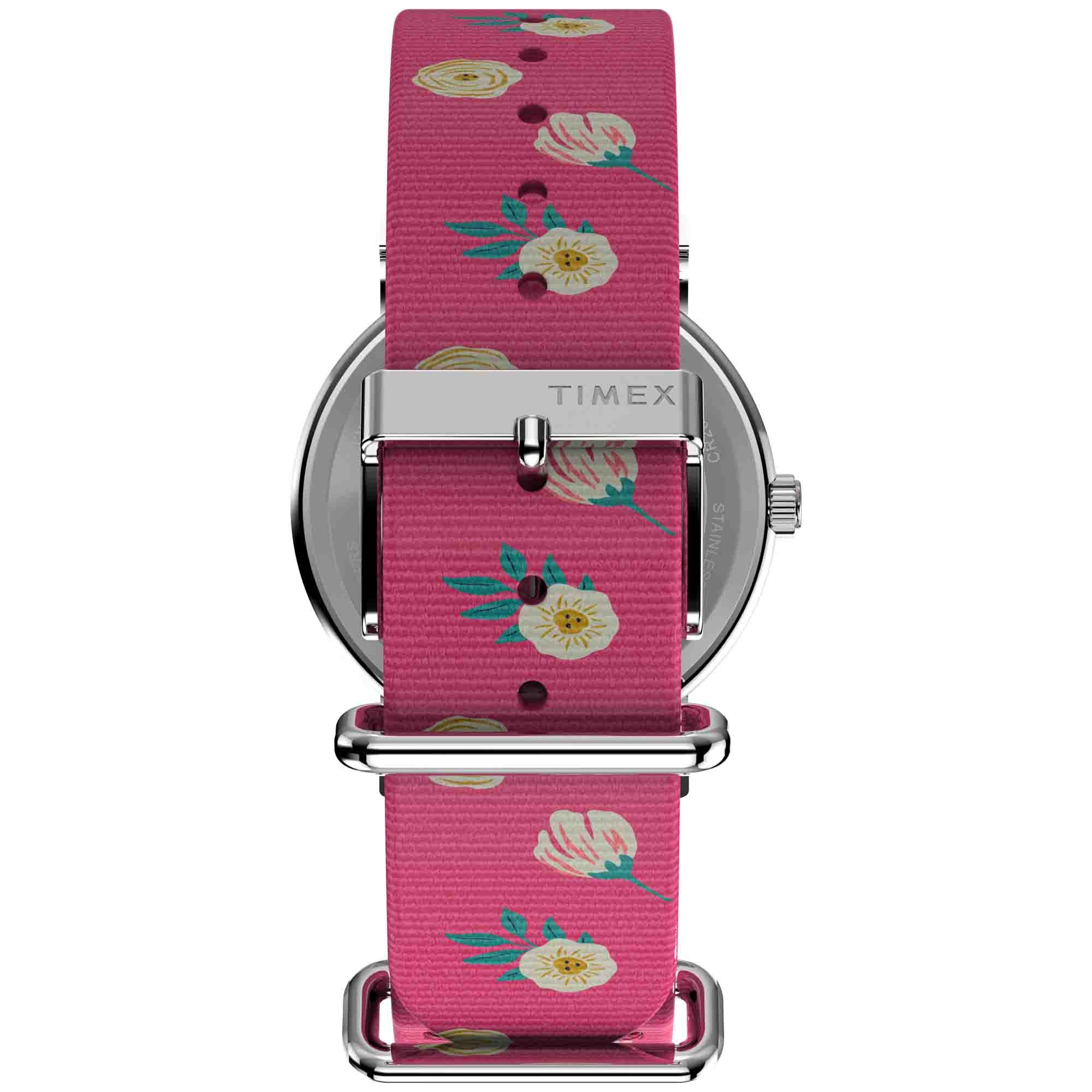Timex Weekender x Peanuts 38mm Floral Pink - Image 4