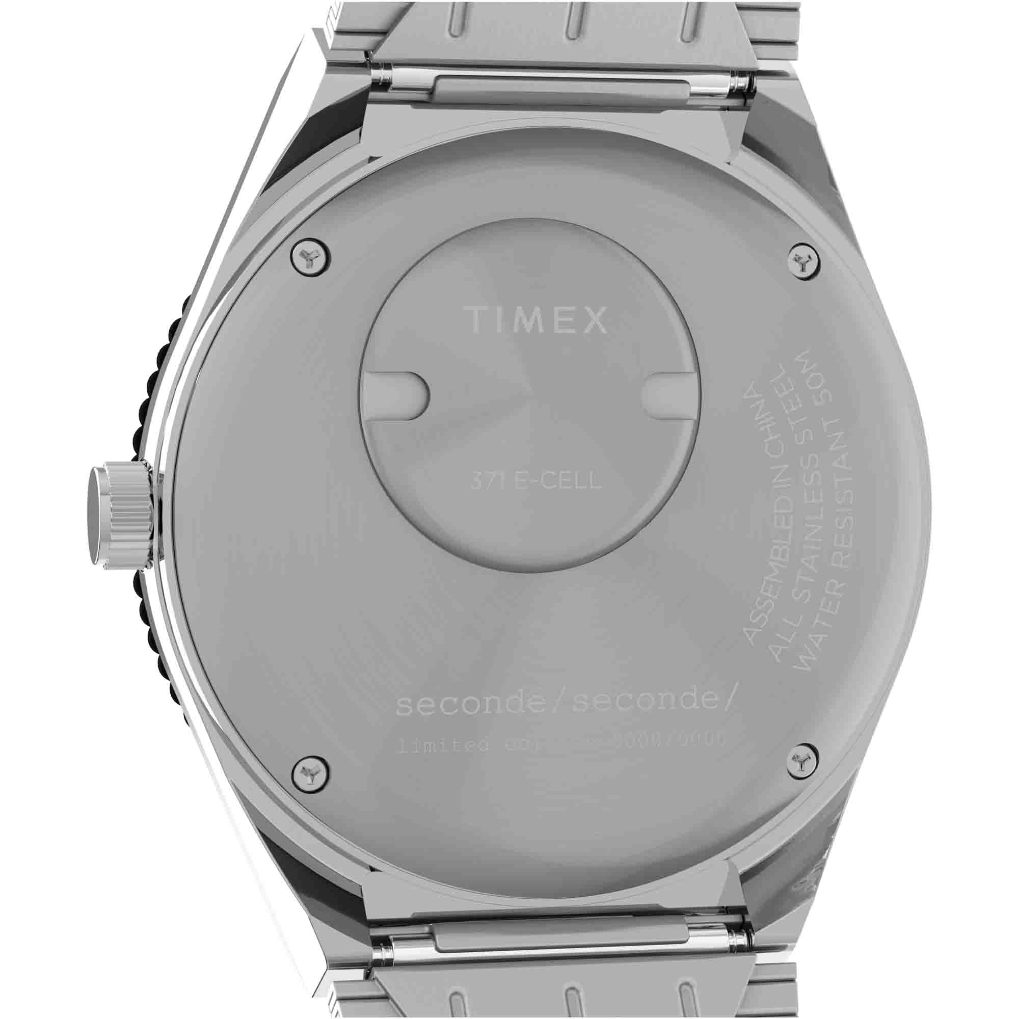 Timex x seconde/seconde/ 38mm Black SS - Image 9