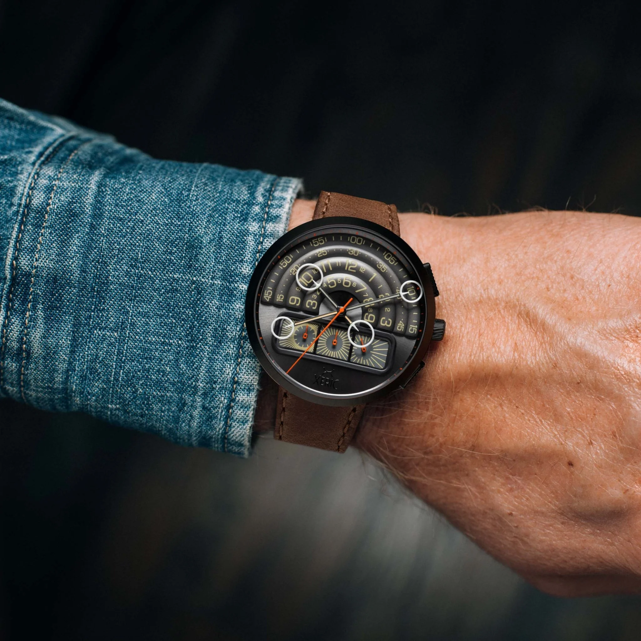 Xeric Halograph II Chrono Gunmetal Brown - Image 2