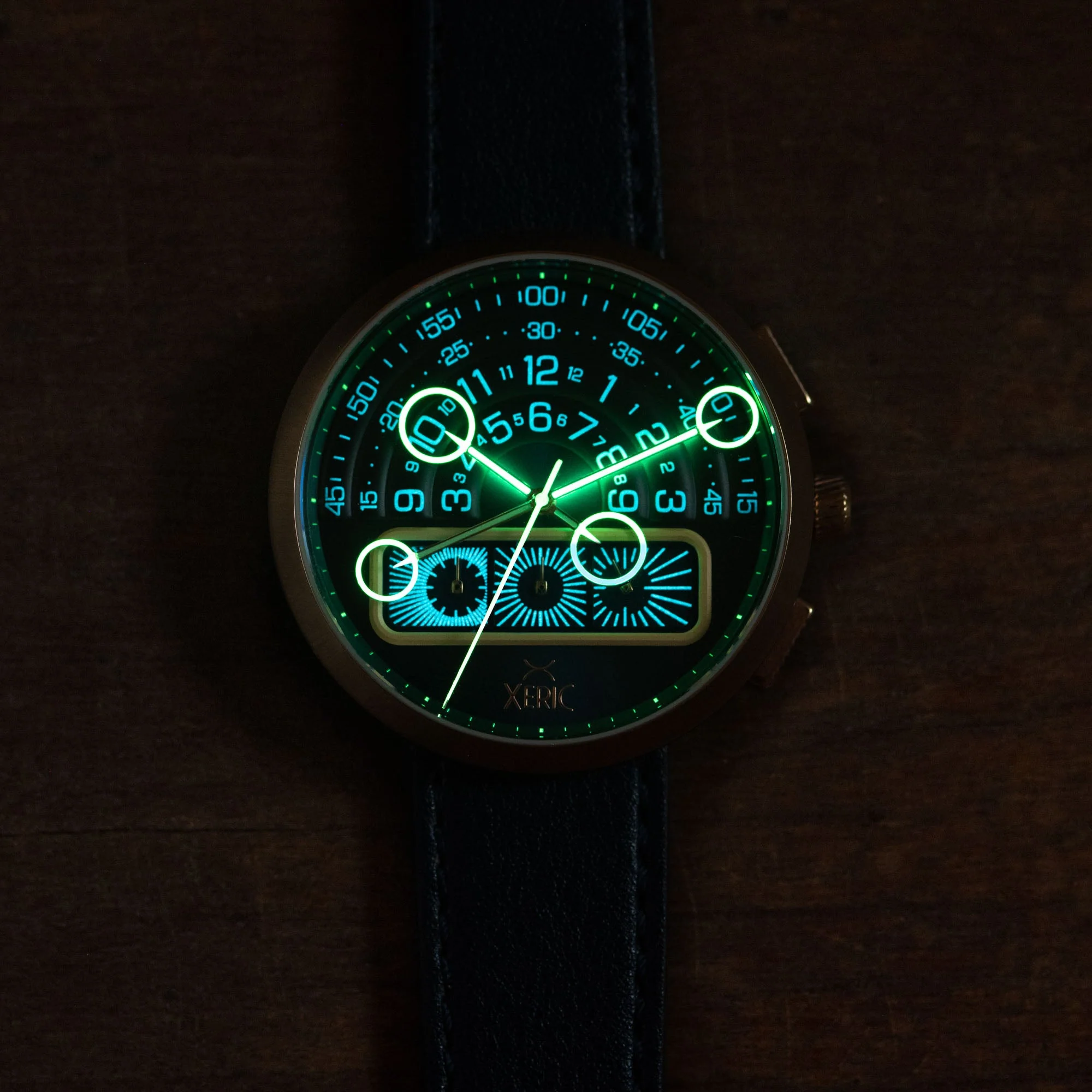 Xeric Halograph II Chrono Rose Gold Indigo - Image 3