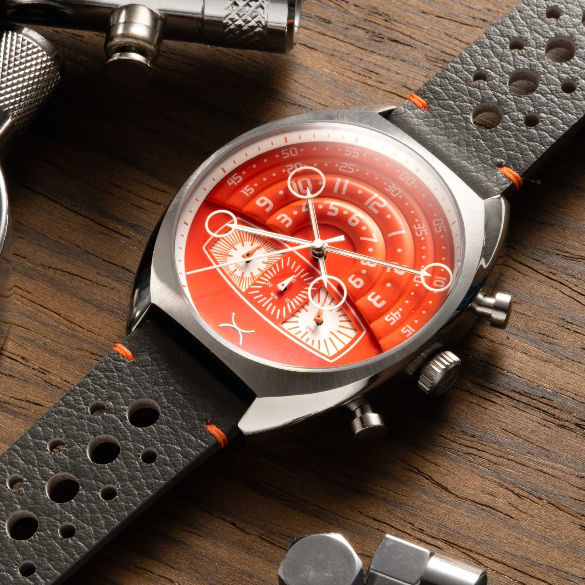 Xeric Halograph III Chrono Racing Orange - Image 7
