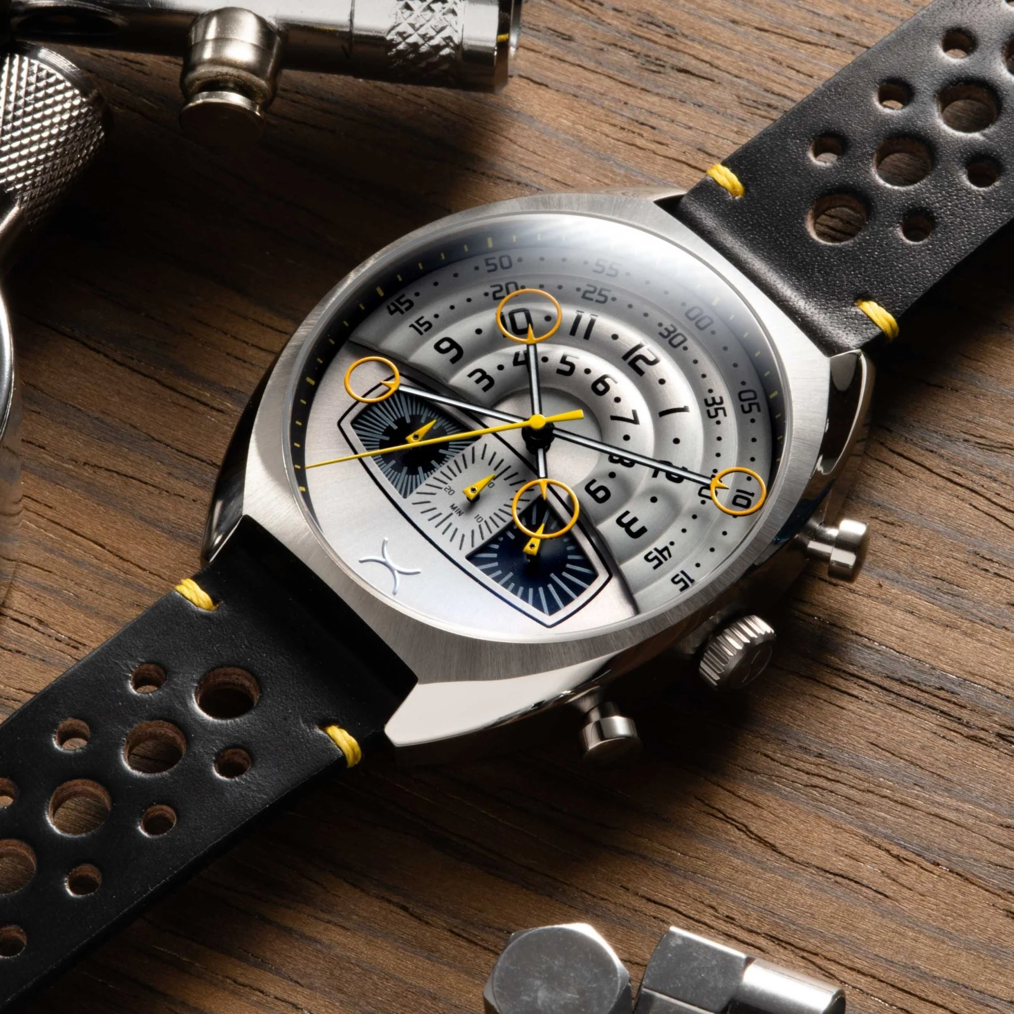 Xeric Halograph III Chrono Steel Black - Image 7
