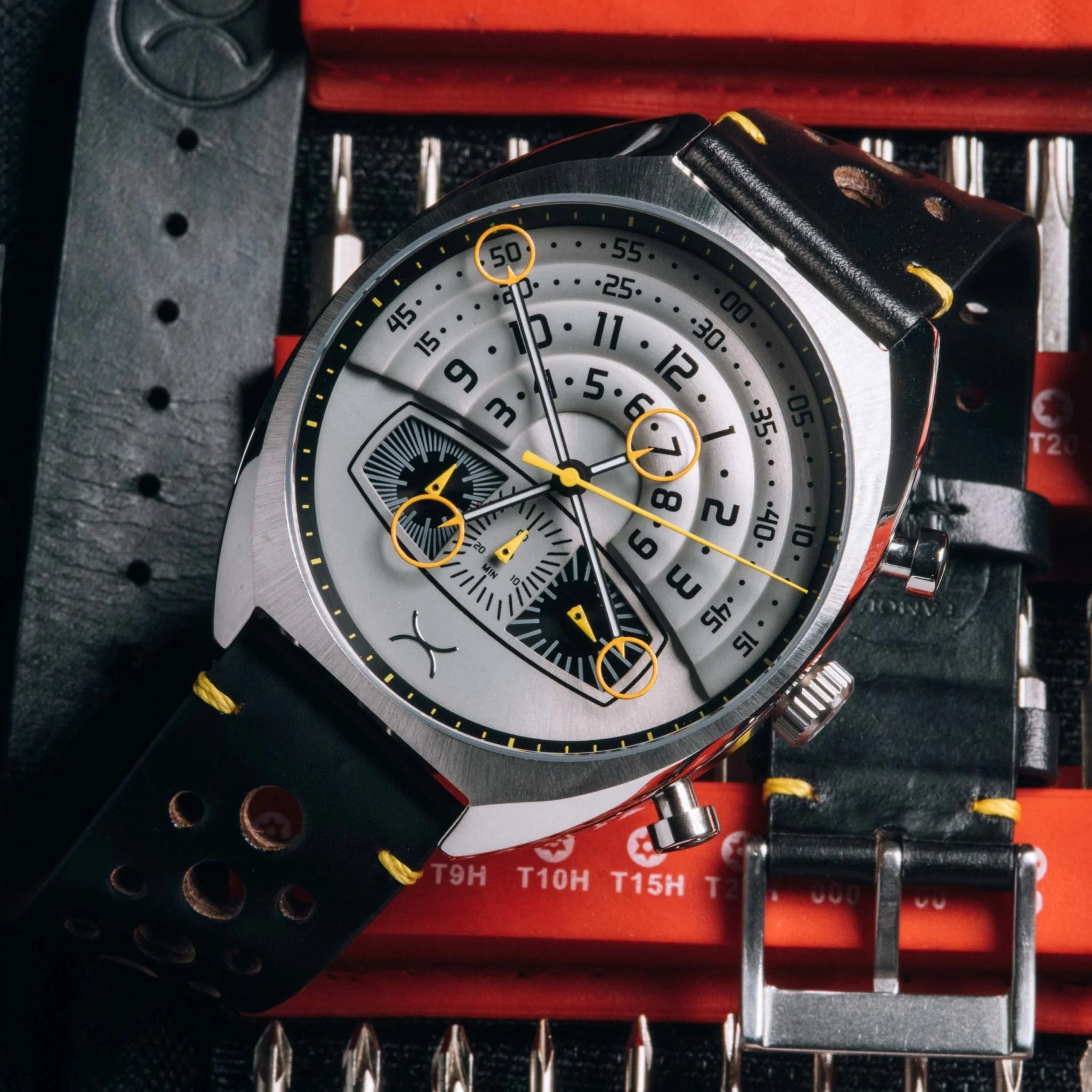 Xeric Halograph III Chrono Steel Black - Image 8