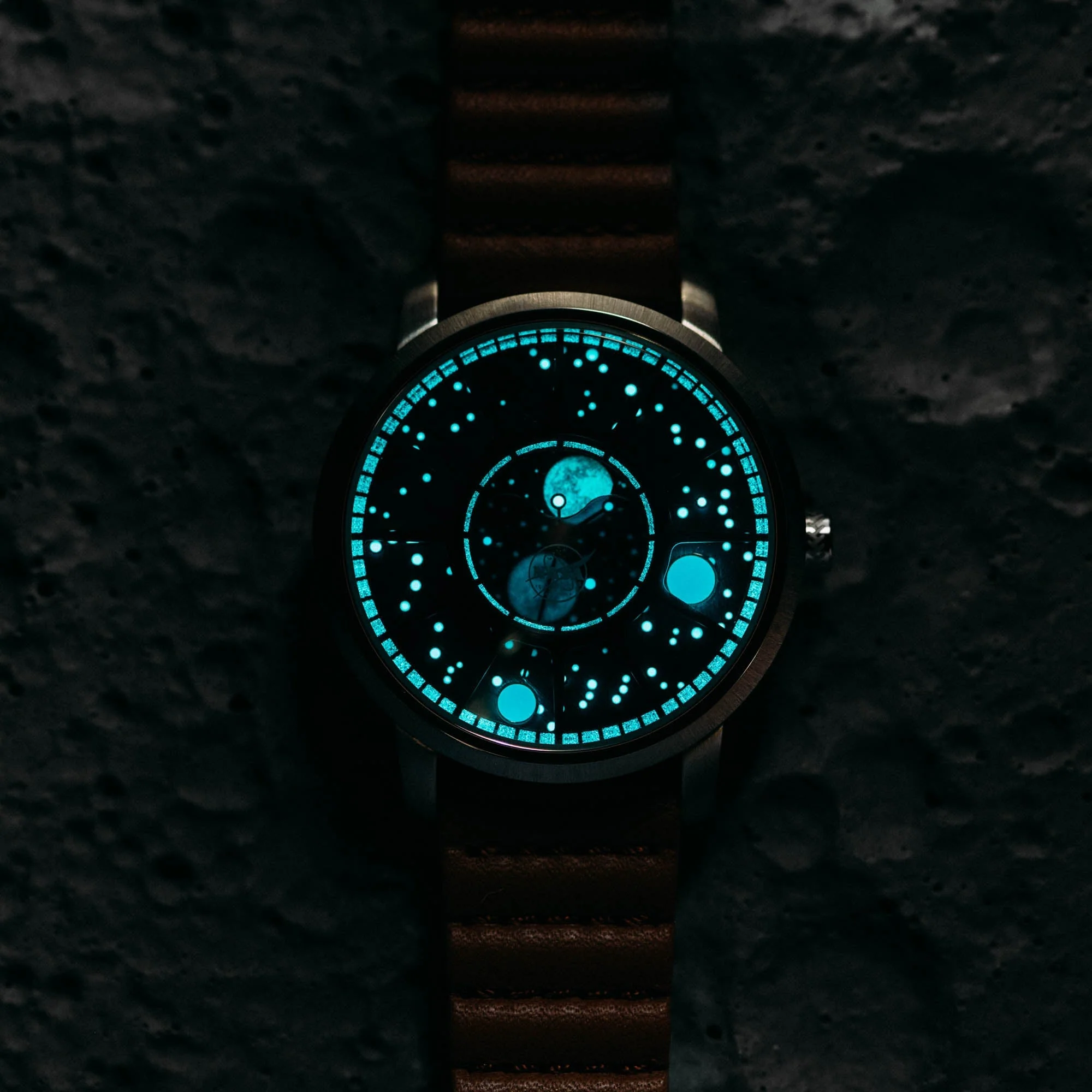 Xeric NASA Apollo 15 American Moonphase Blue Moon - Image 6